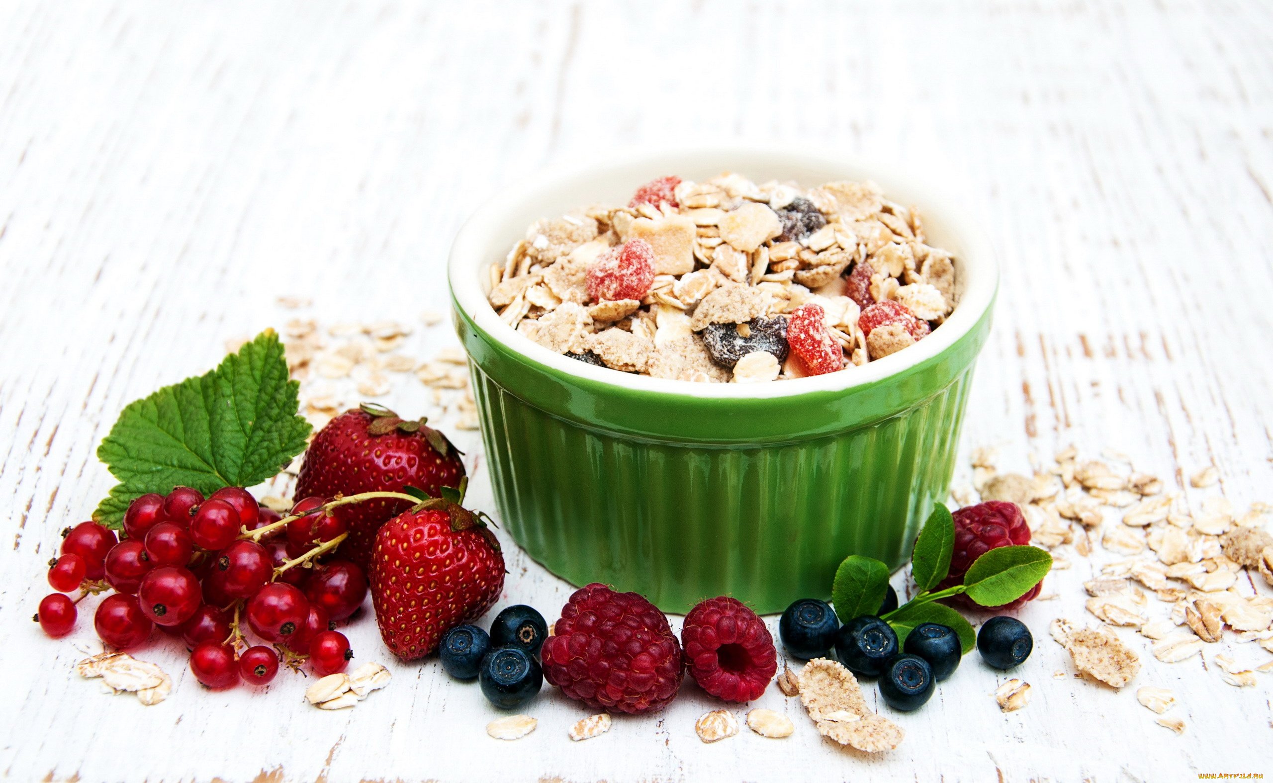 еда, мюсли, , хлопья, смородина, черника