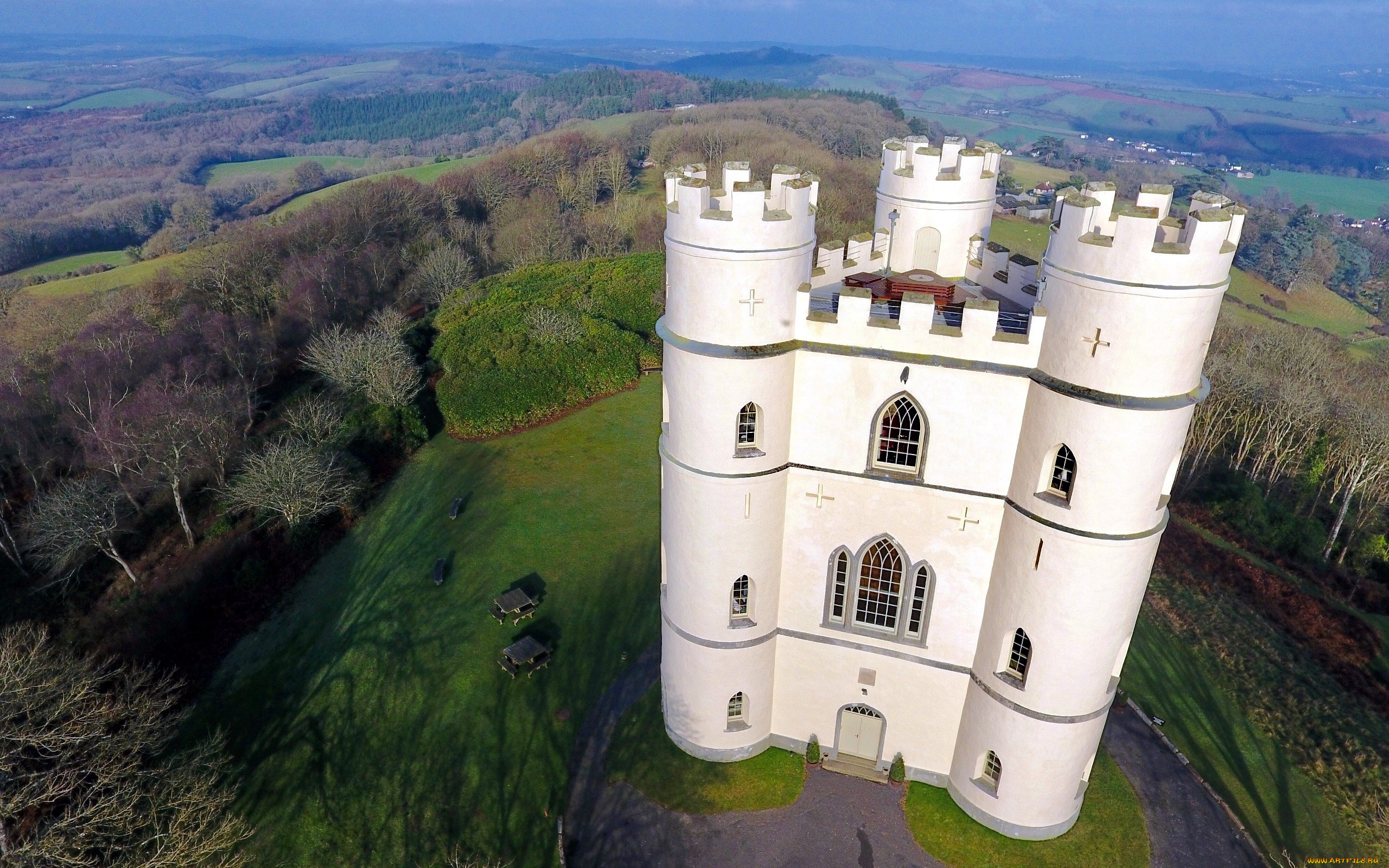lawrence, castle, города, замки, англии, lawrence, castle