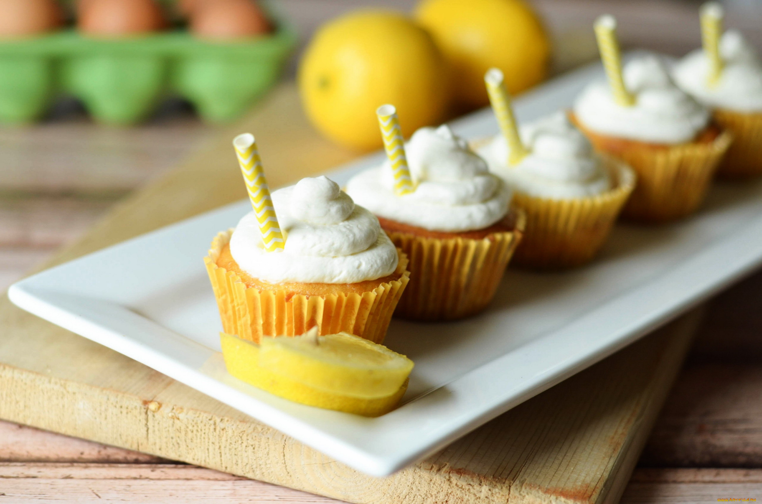 еда, пирожные, , кексы, , печенье, капкейки, лимон, кексы
