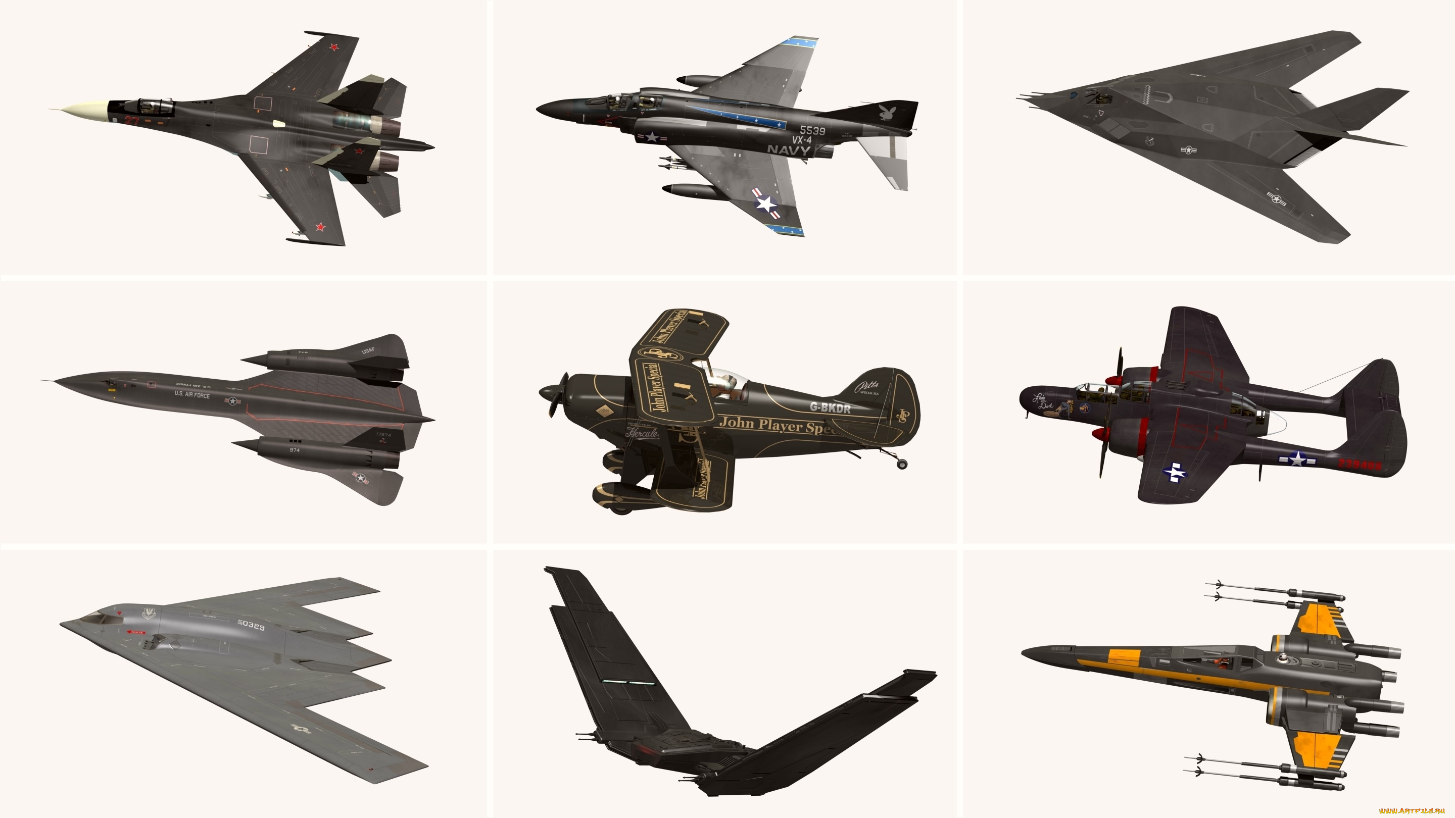 авиация, 3д, рисованые, v-graphic, самолеты