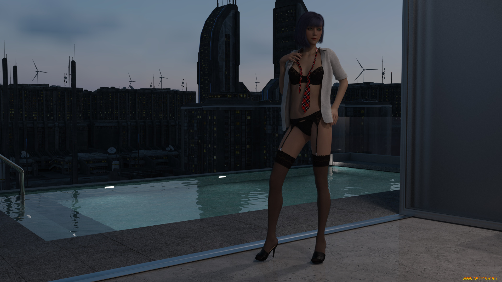 3д, графика, люди, , people, девушка, взгляд, фон