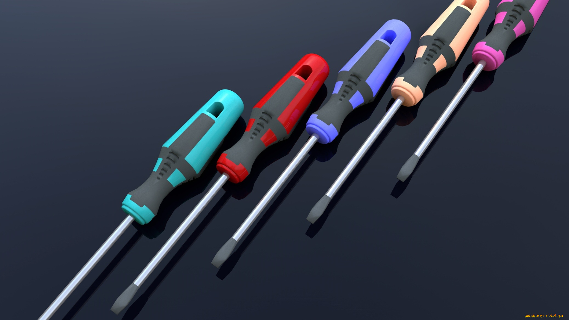 3д, графика, моделирование, , modeling, отвертки