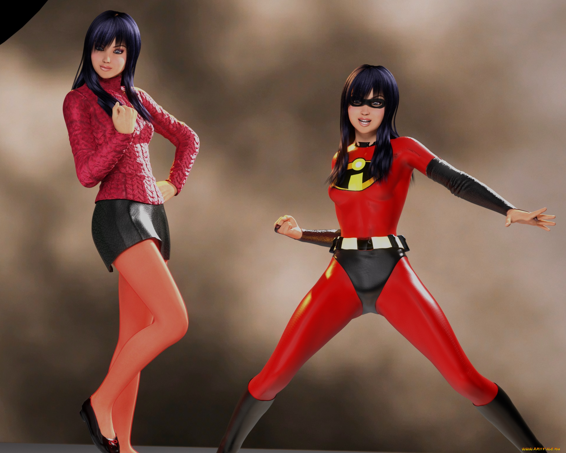 3д, графика, люди, , people, взгляд, фон, девушки