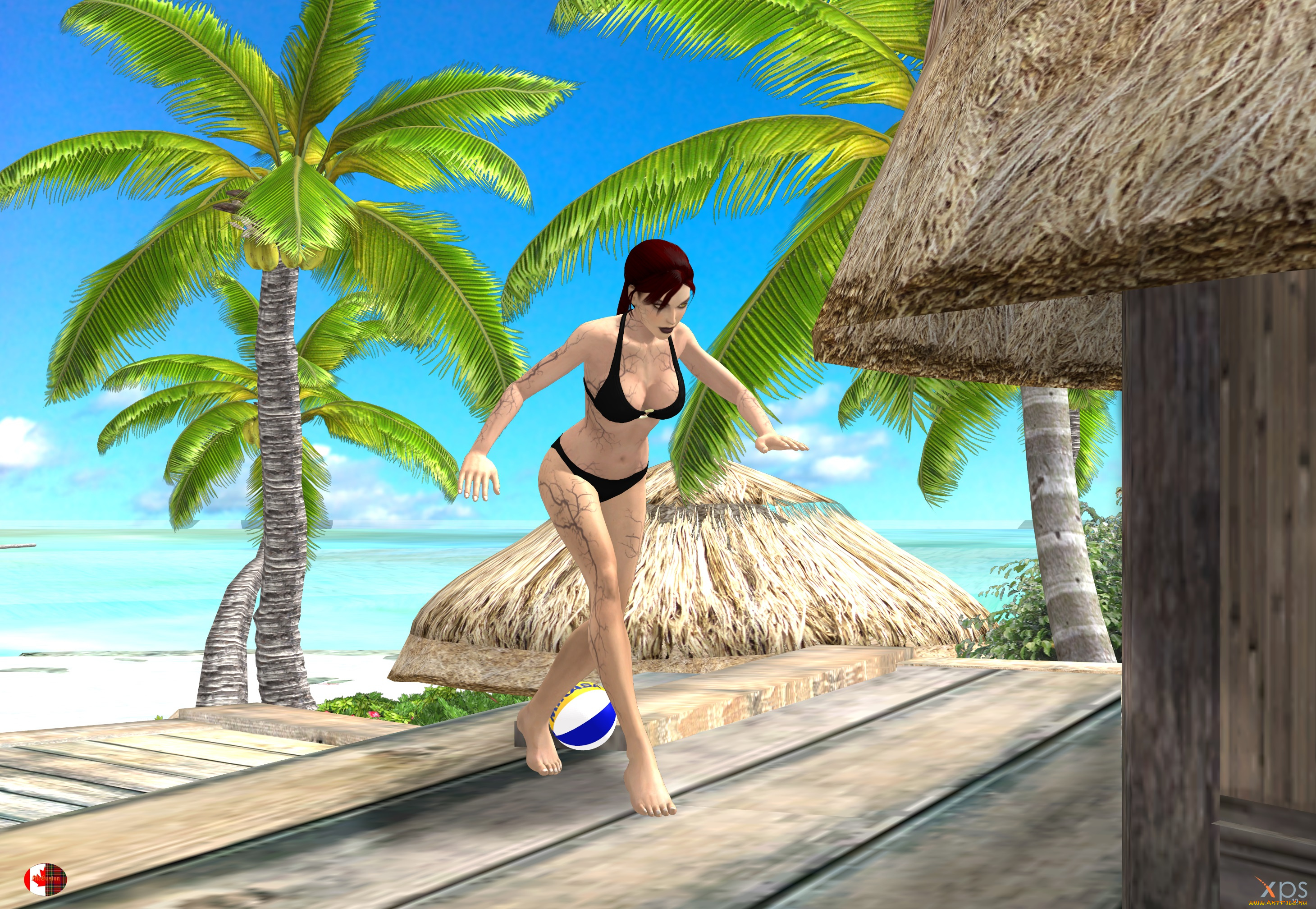 3д, графика, существа, , creatures, фон, взгляд, девушка