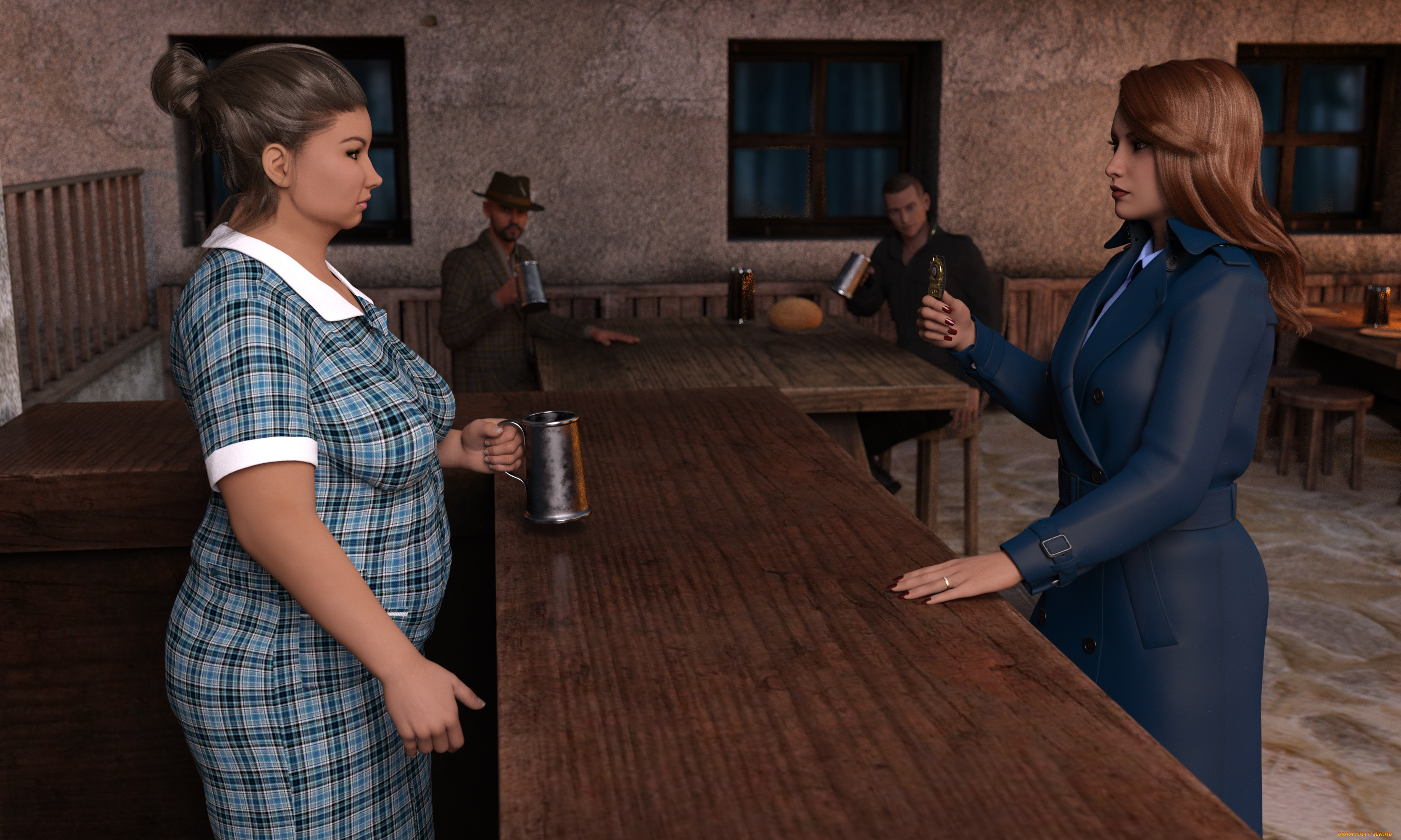 3д, графика, фантазия, , fantasy, фон, взгляд, девушка