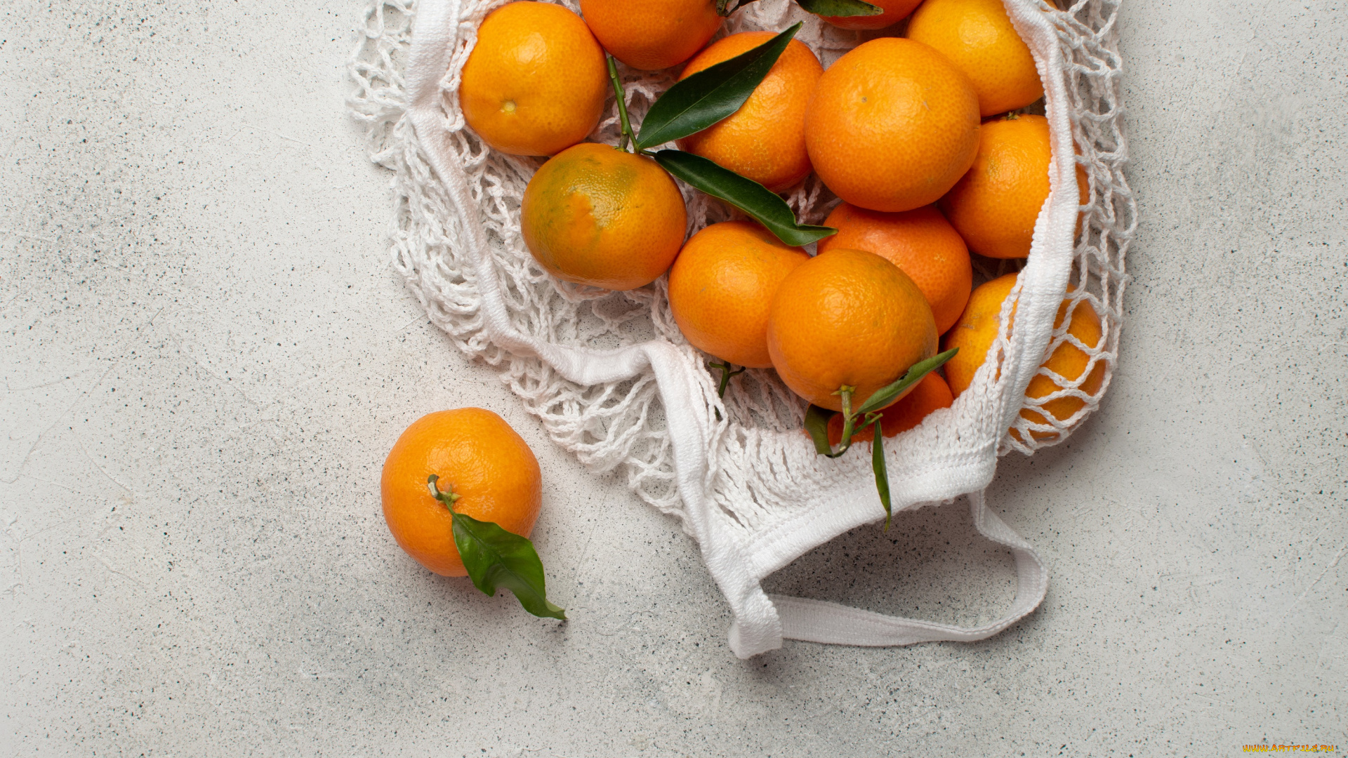 еда, цитрусы, цитрус, мандарин, листья