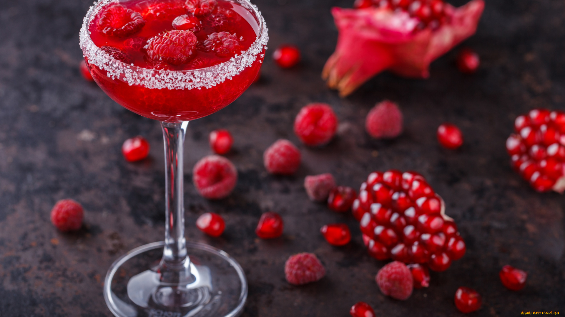 еда, напитки, , коктейль, малина, коктейль, гранат