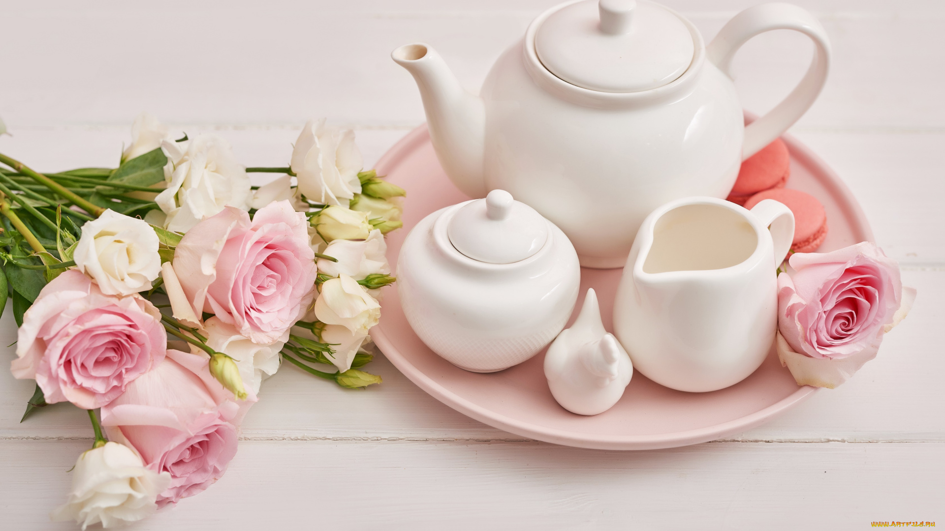 разное, посуда, , столовые, приборы, , кухонная, утварь, цветы, букет, розы, фон