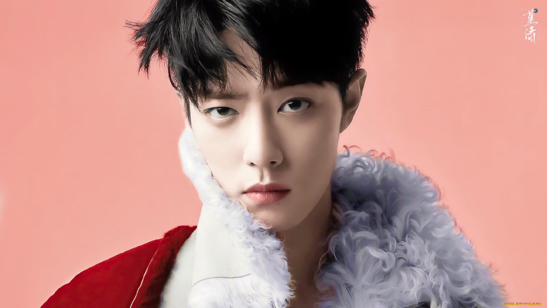 мужчины, xiao, zhan, актер, лицо, воротник