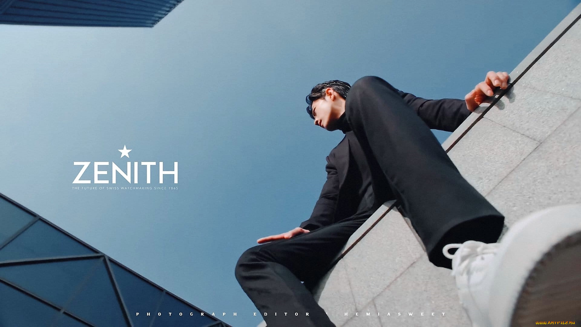 мужчины, xiao, zhan, актер, костюм, стена, ракурс