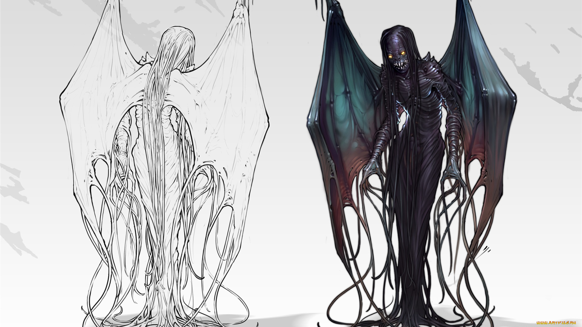 видео, игры, pathfinder, , wrath, of, the, righteous, монстр, крылья, ракурсы