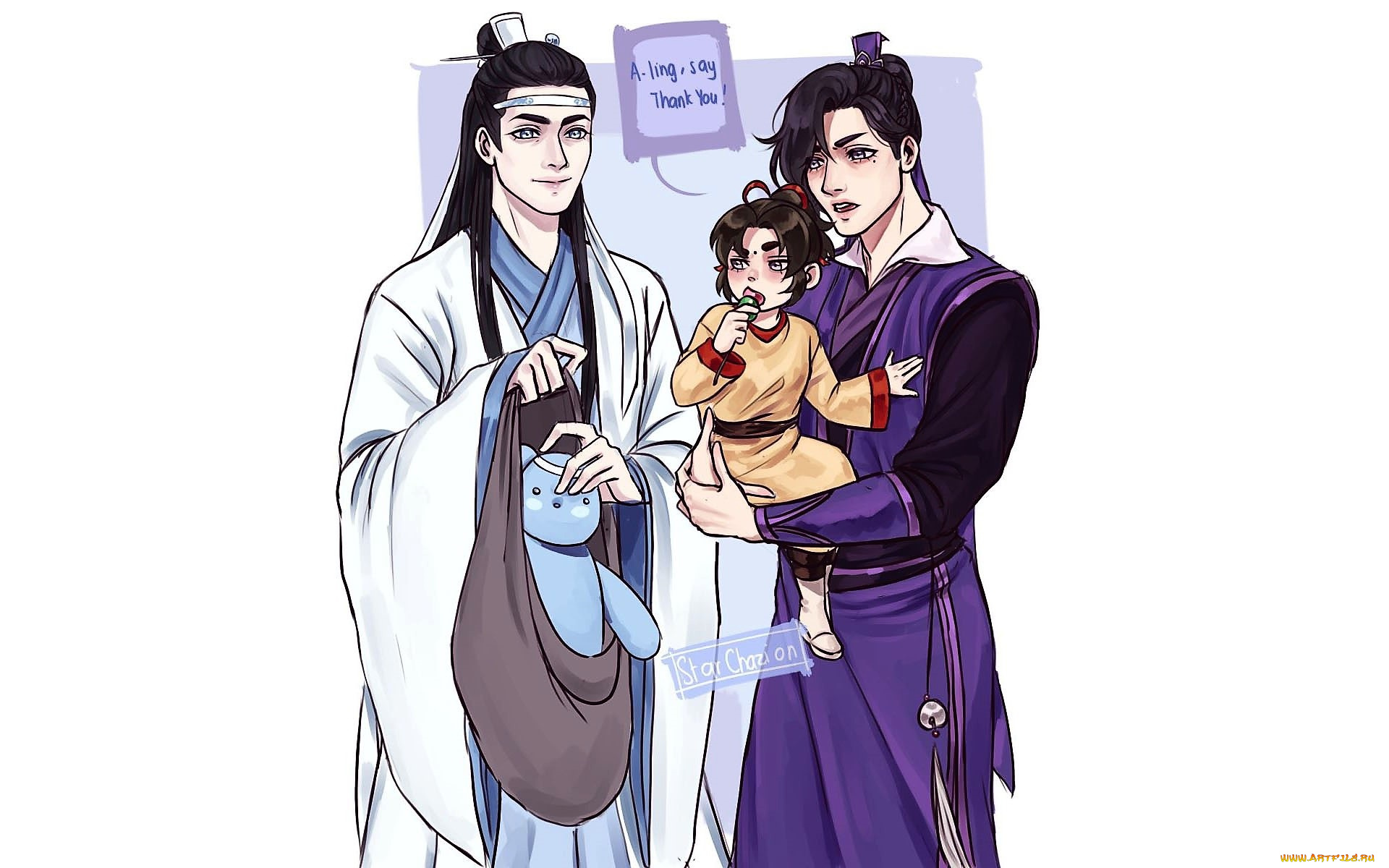 аниме, mo, dao, zu, shi, цзянь, чэн, цзинь, лин, лань, сичэнь, мешок, подарок