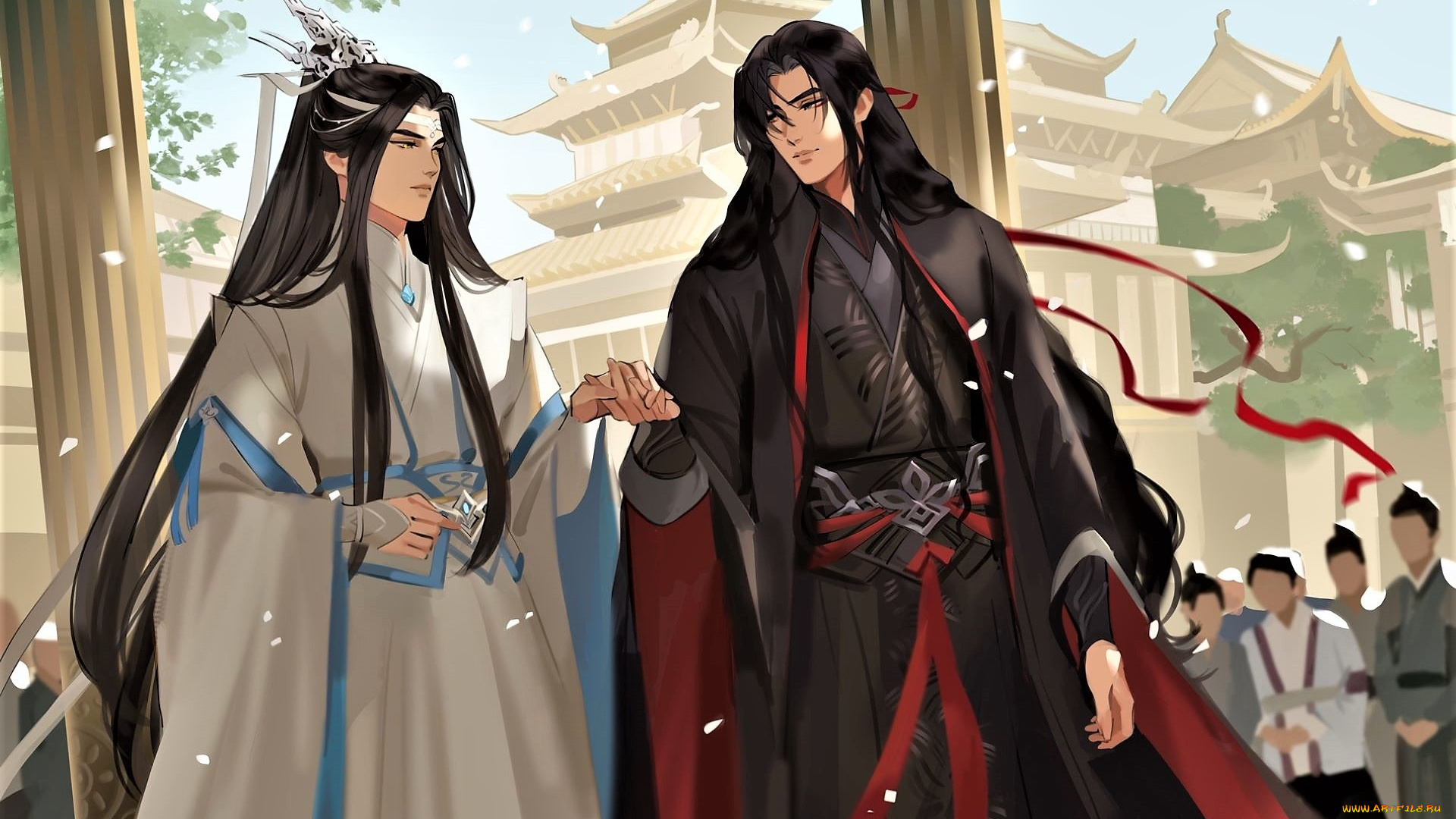 аниме, mo, dao, zu, shi, лань, ванцзи, вэй, усянь