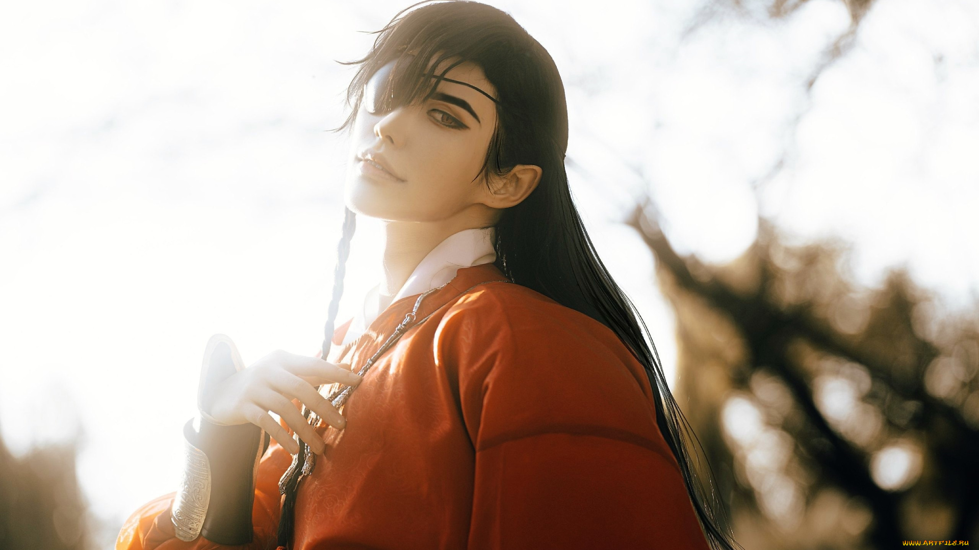 мужчины, -, креатив, , косплей, костюм, образ, хуа, чэн