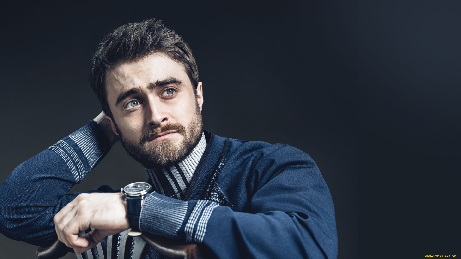 мужчины, daniel, radcliffe, актер, куртка, часы