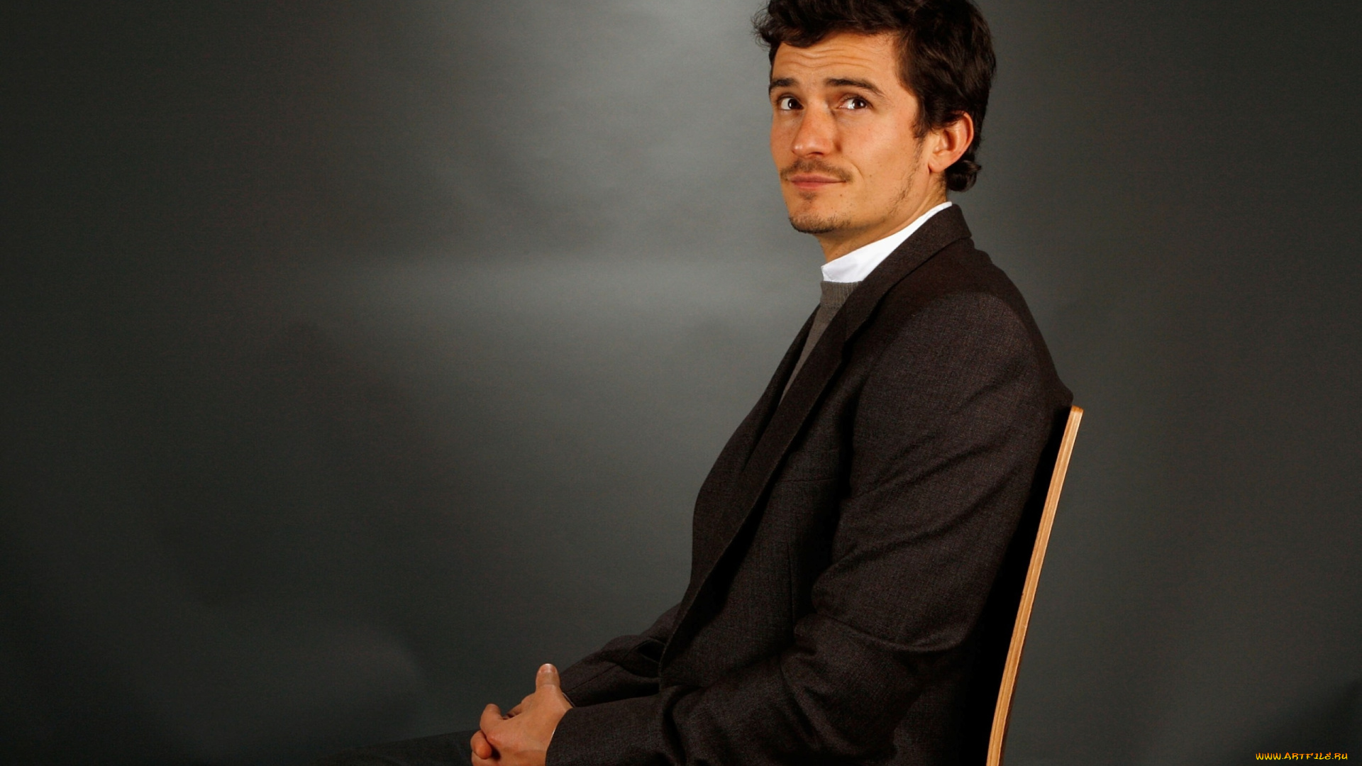 мужчины, orlando, bloom, костюм, поза, взгляд