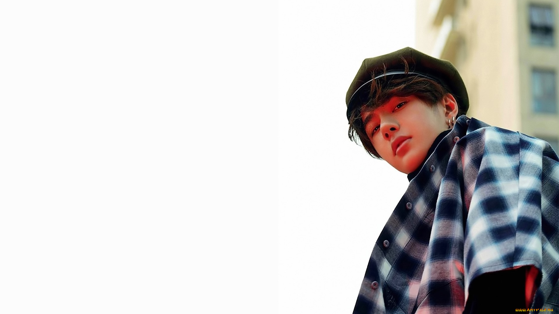 мужчины, wang, yi, bo, актер, пальто, берет