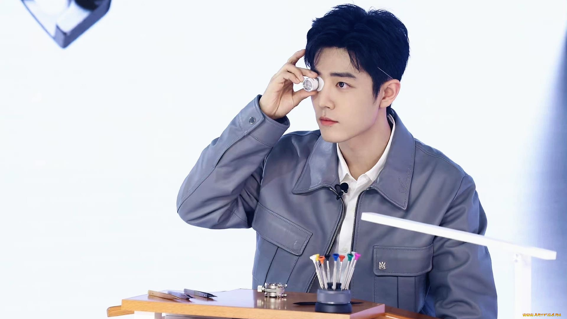 мужчины, xiao, zhan, актер, куртка, часы