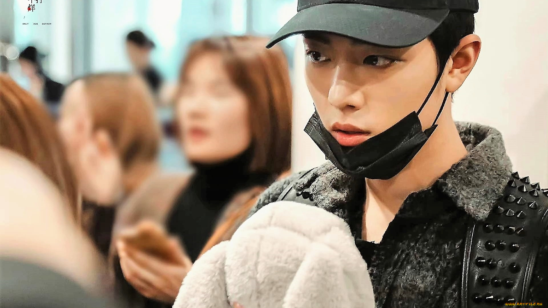 мужчины, xiao, zhan, актер, лицо, кепка, маска, куртка, игрушка