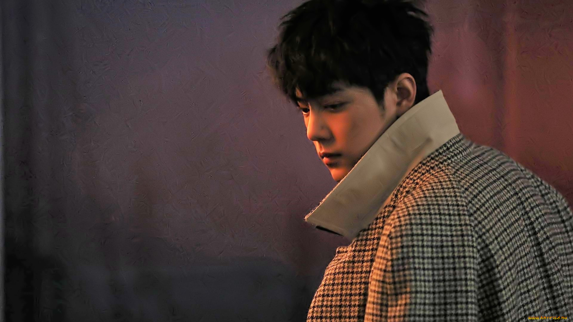 мужчины, xiao, zhan, актер, пальто