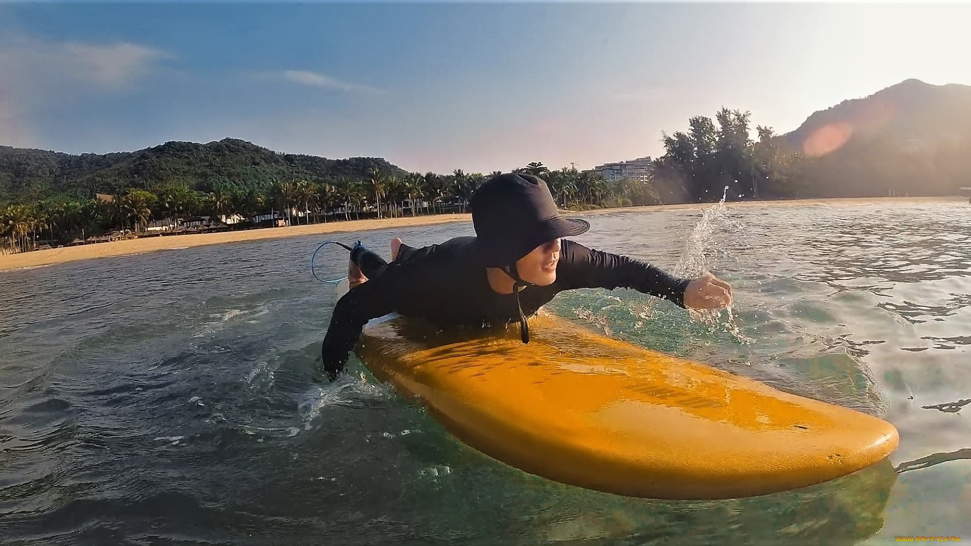 мужчины, xiao, zhan, актер, серф, панама