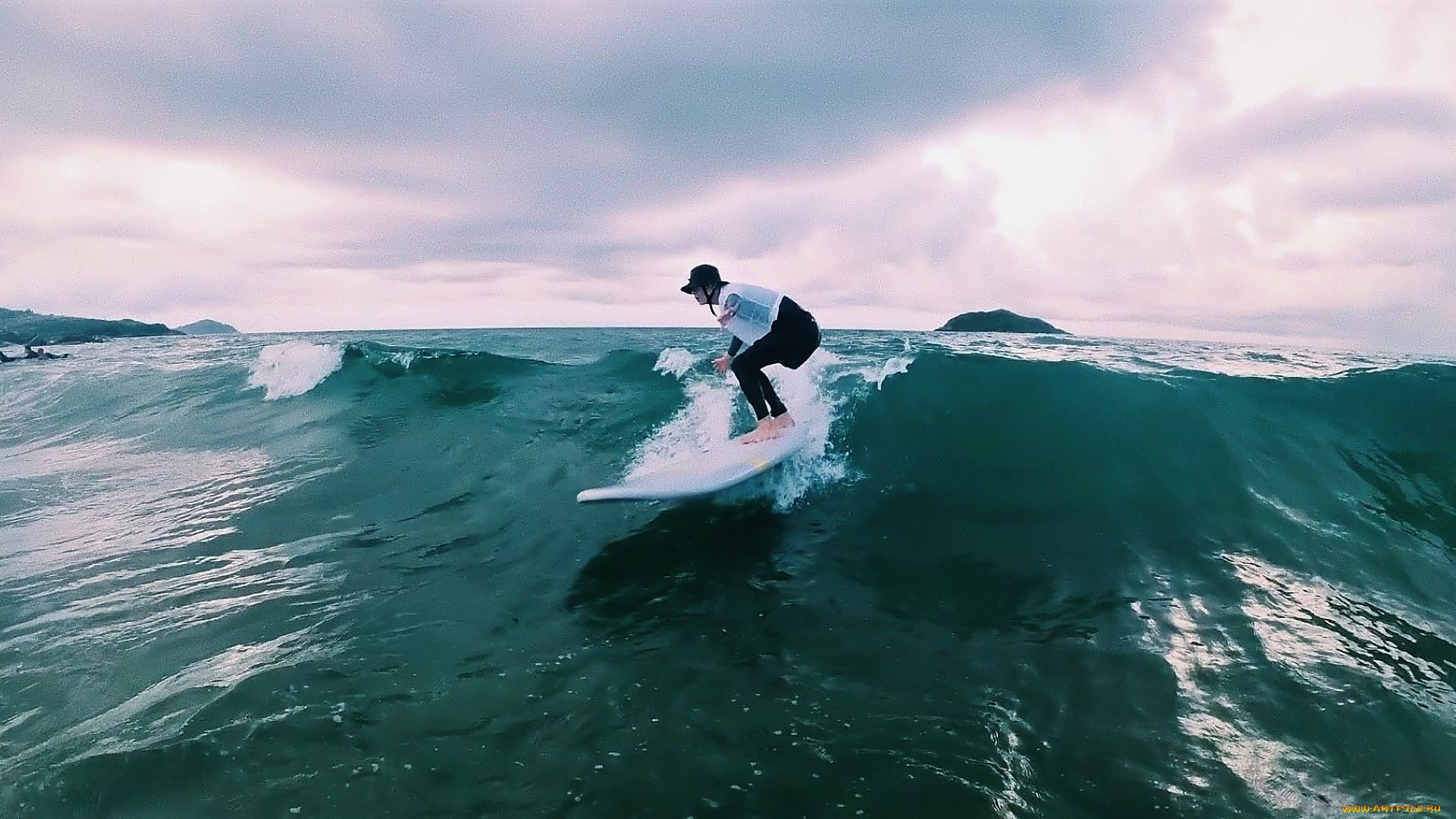 мужчины, xiao, zhan, актер, серфинг, море, серф, панама