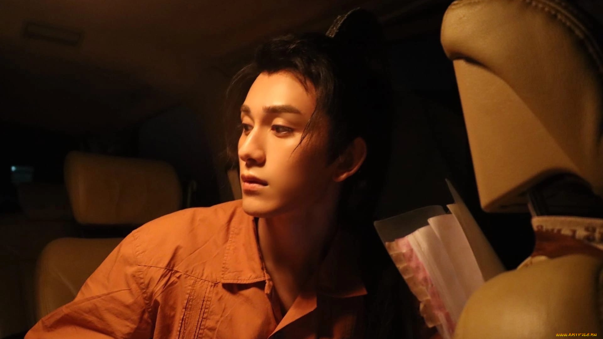 мужчины, zhu, zanjin, актер, рубашка, машина