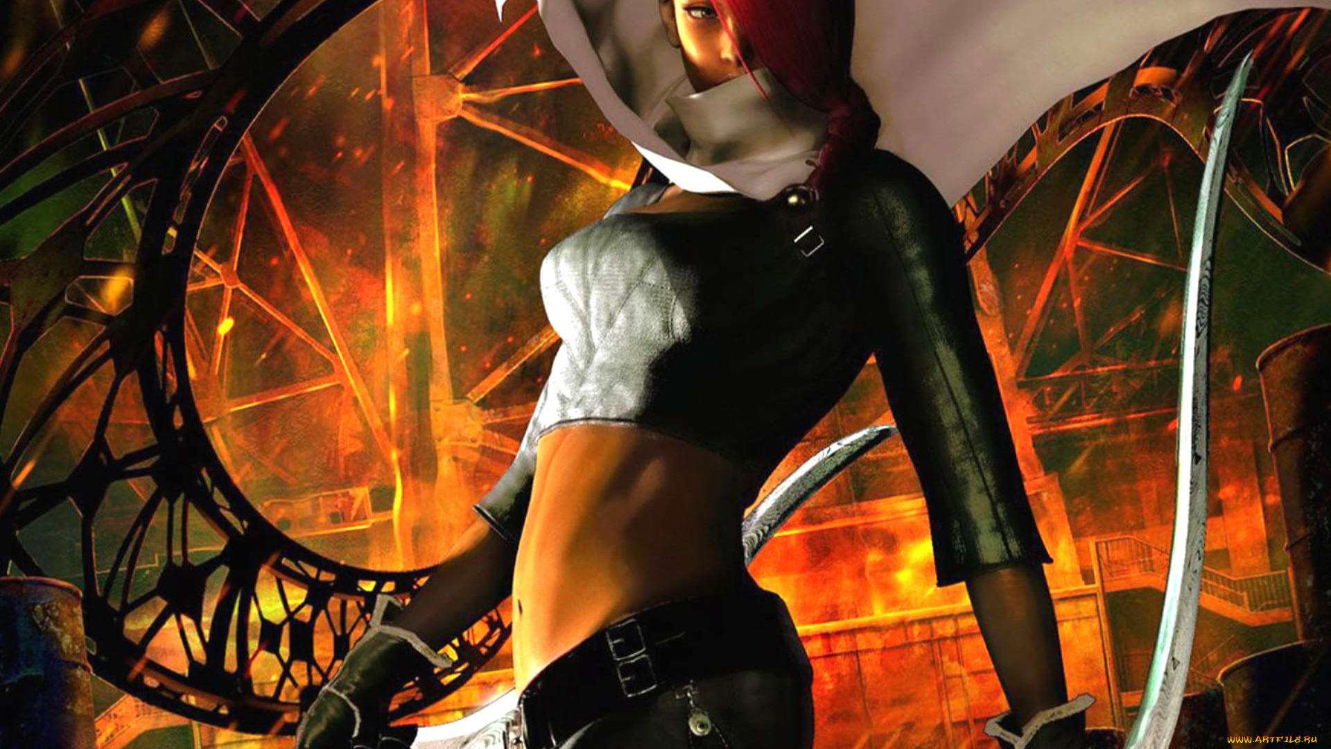 видео, игры, devil, may, cry, 2, девушка, оружие