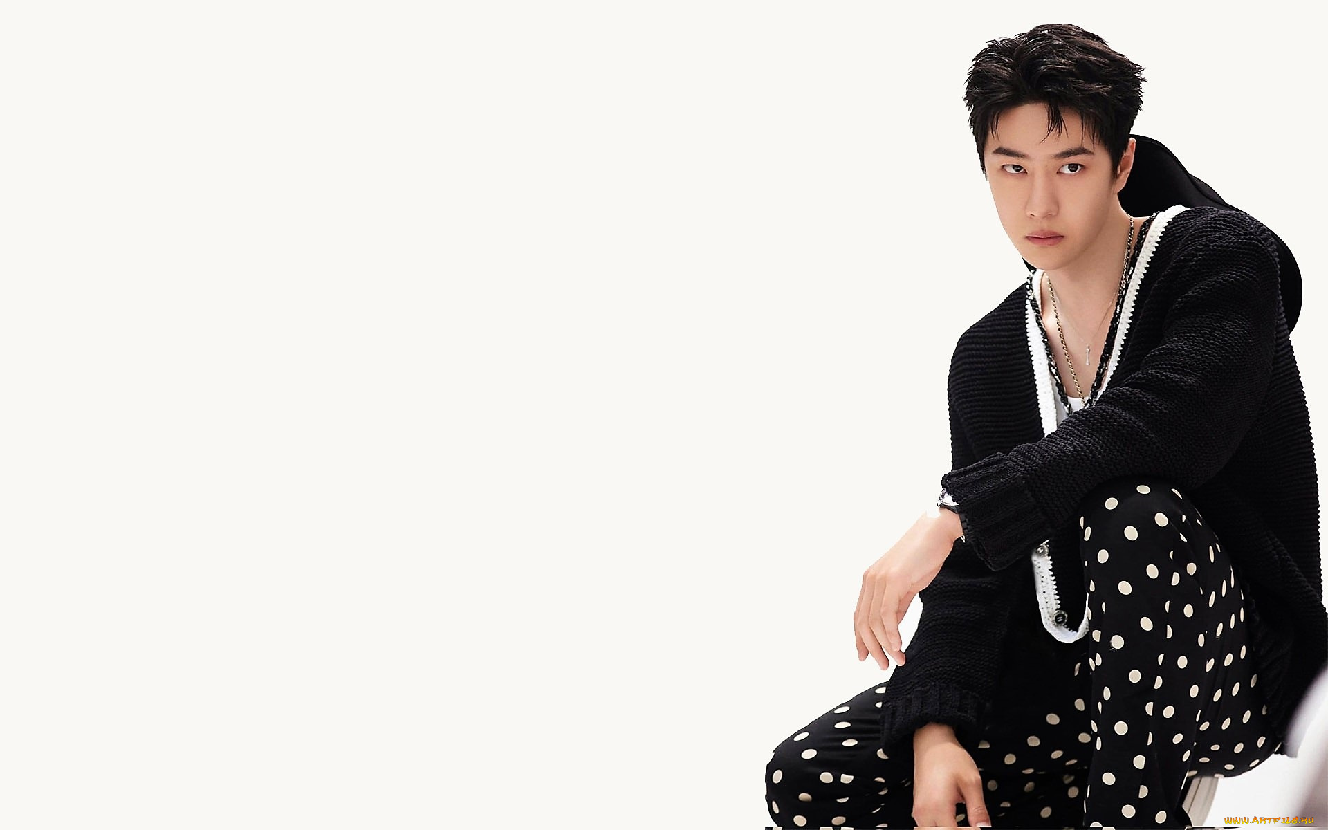 мужчины, wang, yi, bo, актер, свитер