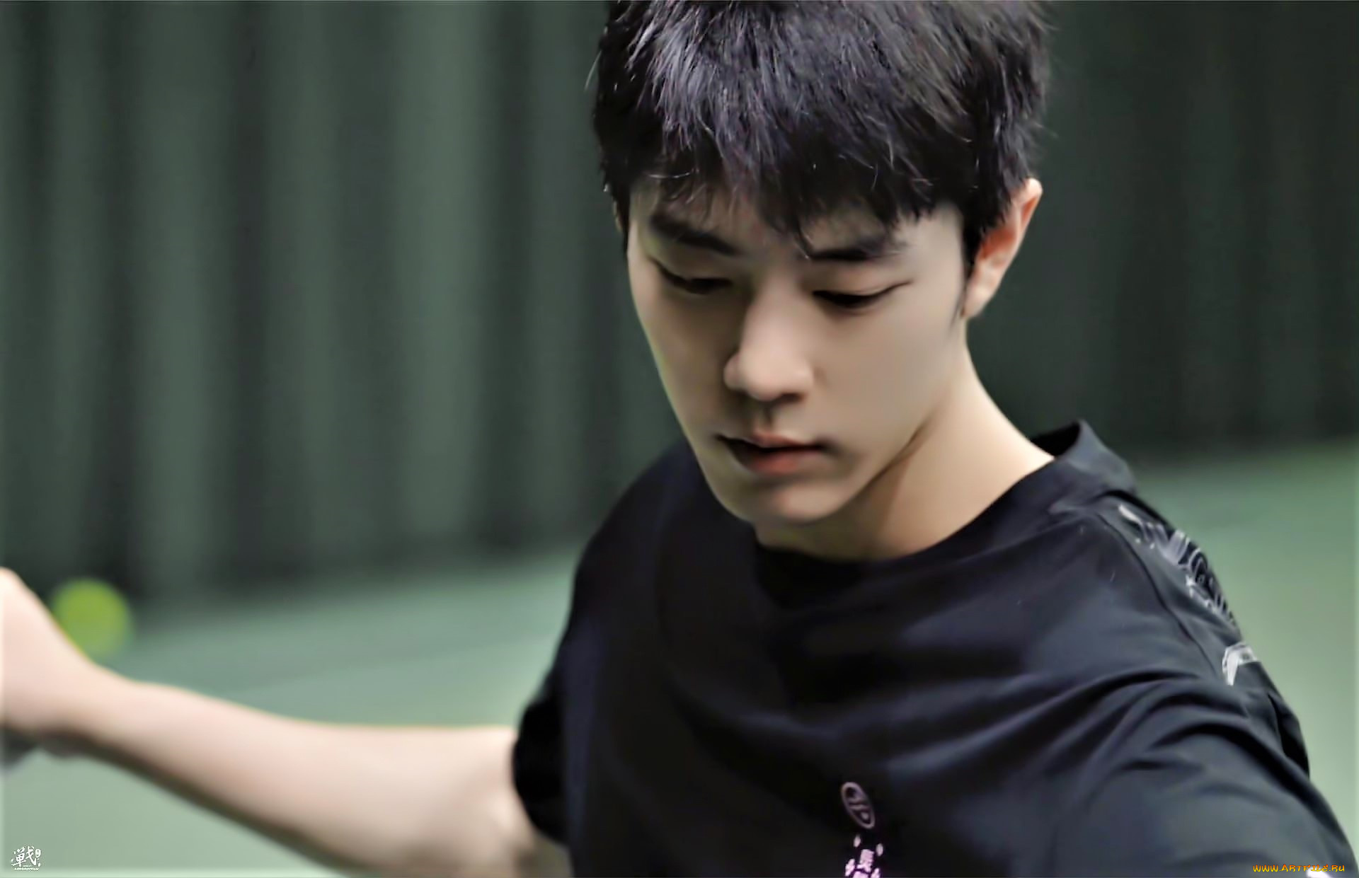 мужчины, xiao, zhan, актер, теннис