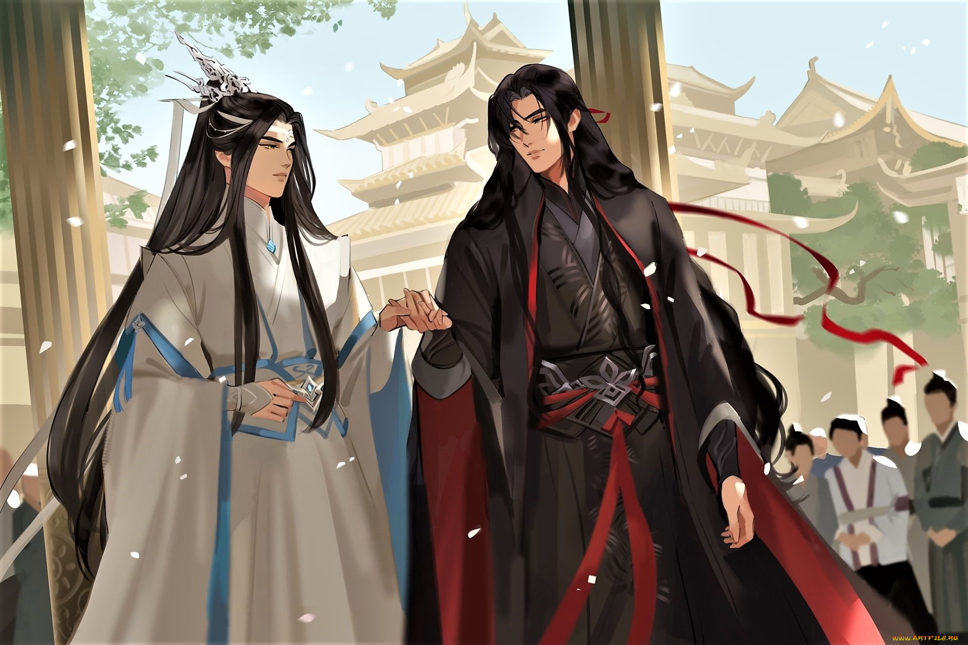 аниме, mo, dao, zu, shi, лань, ванцзи, вэй, усянь