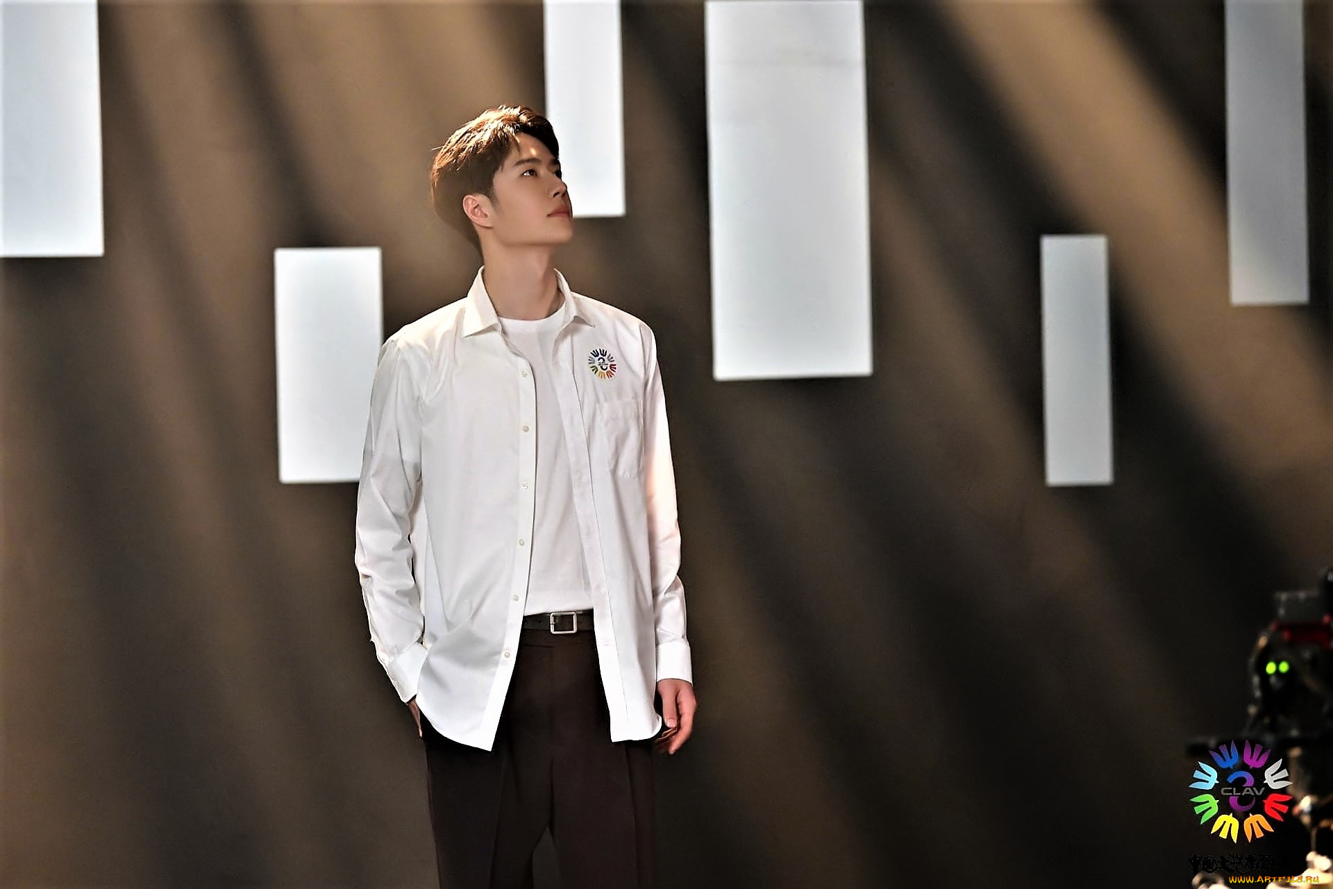 мужчины, wang, yi, bo, ван, ибо, рубашка, свет