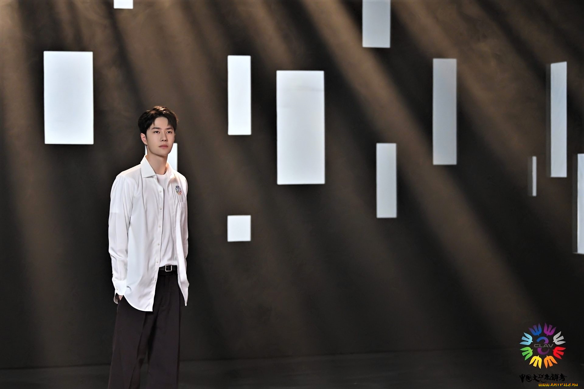 мужчины, wang, yi, bo, ван, ибо, рубашка, свет