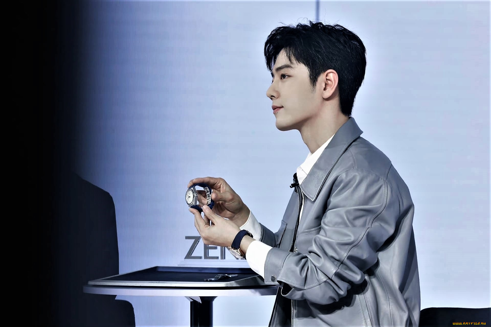 мужчины, xiao, zhan, актер, куртка, часы