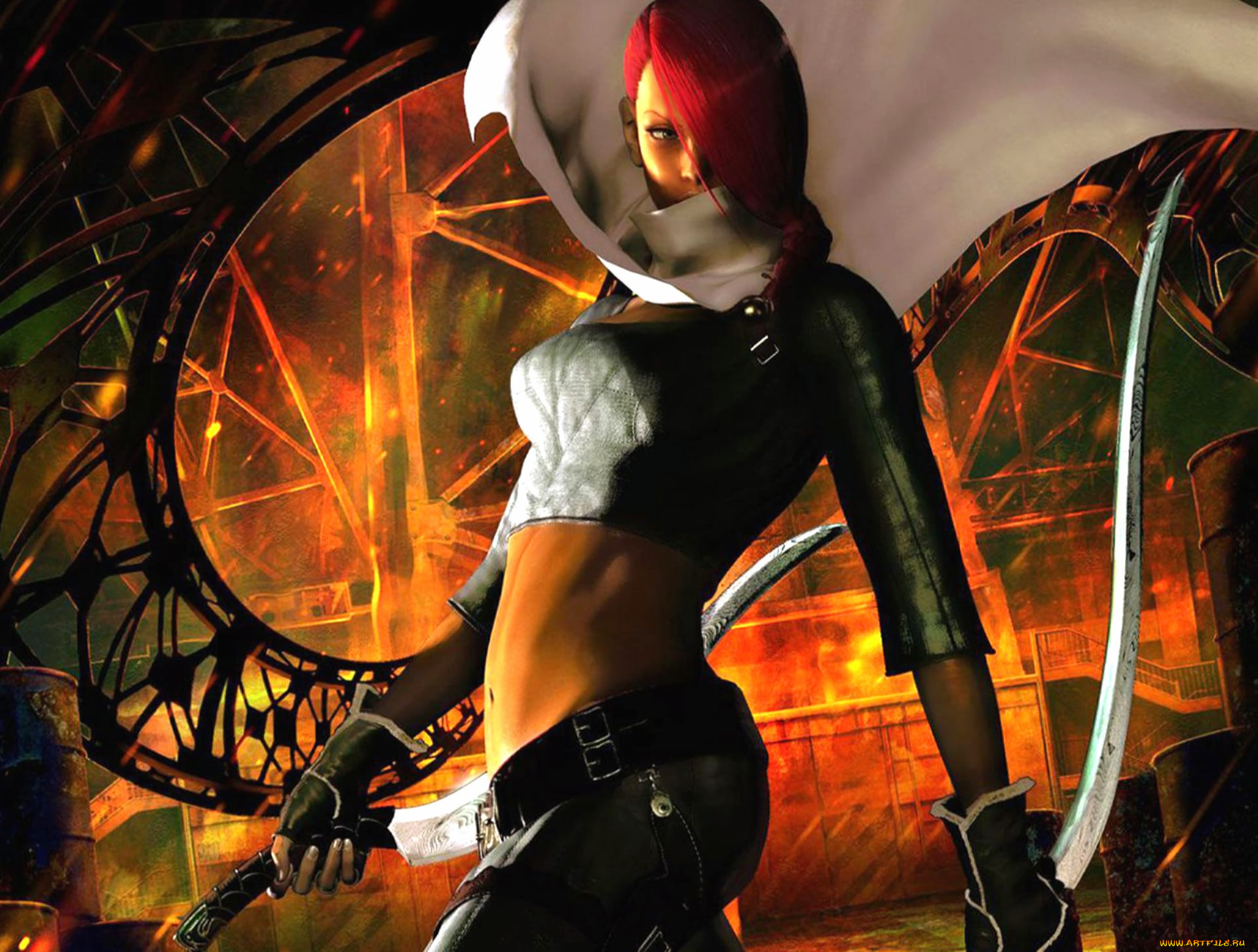 видео, игры, devil, may, cry, 2, девушка, оружие