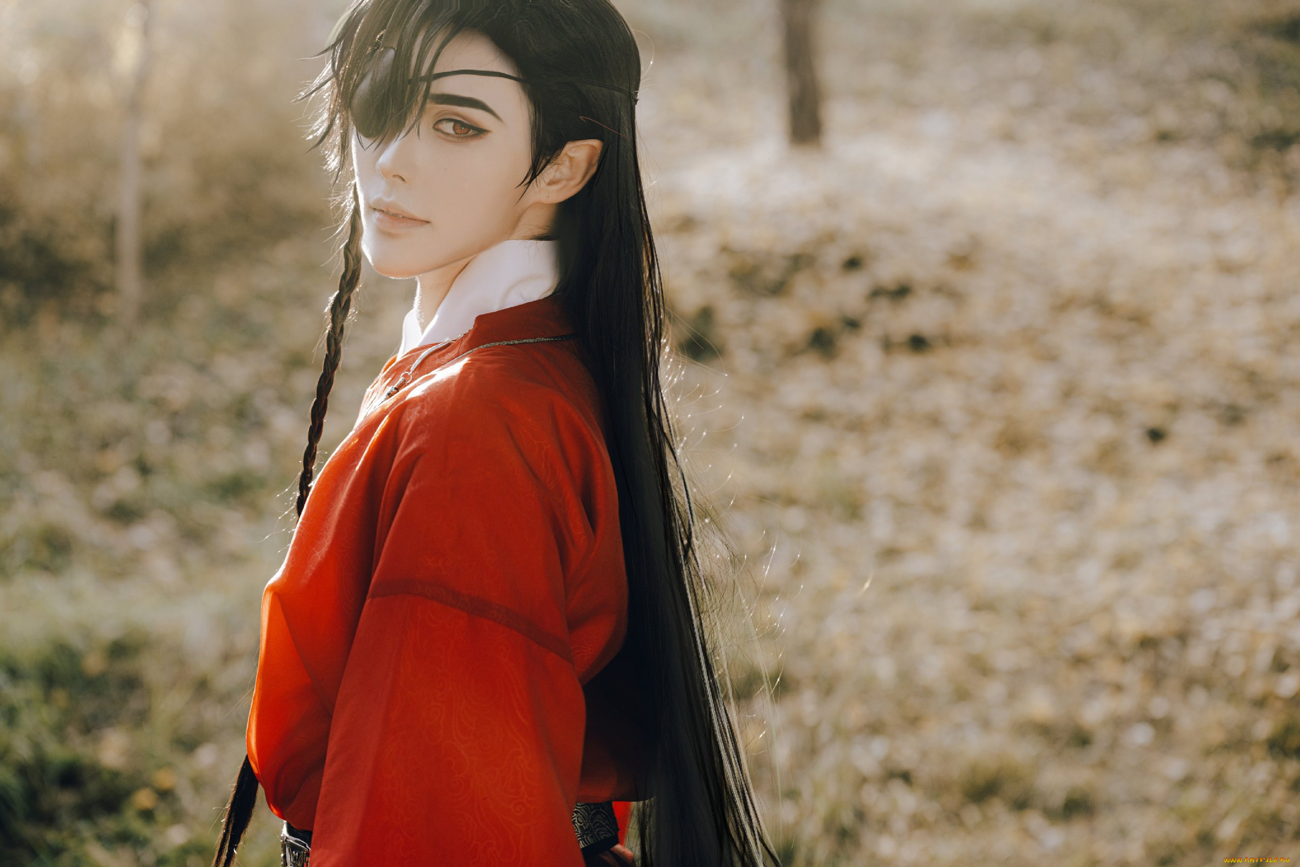 мужчины, -, креатив, , косплей, костюм, образ, хуа, чэн