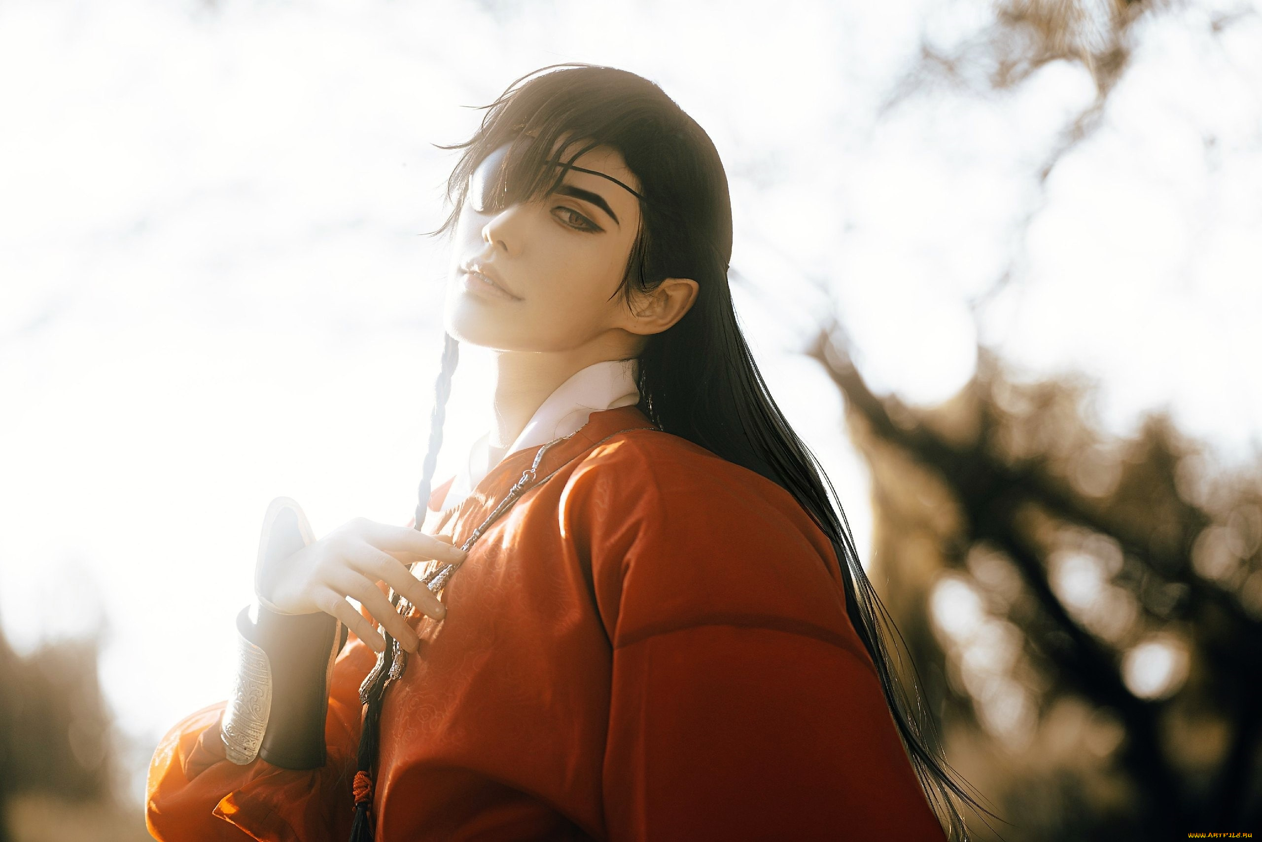 мужчины, -, креатив, , косплей, костюм, образ, хуа, чэн