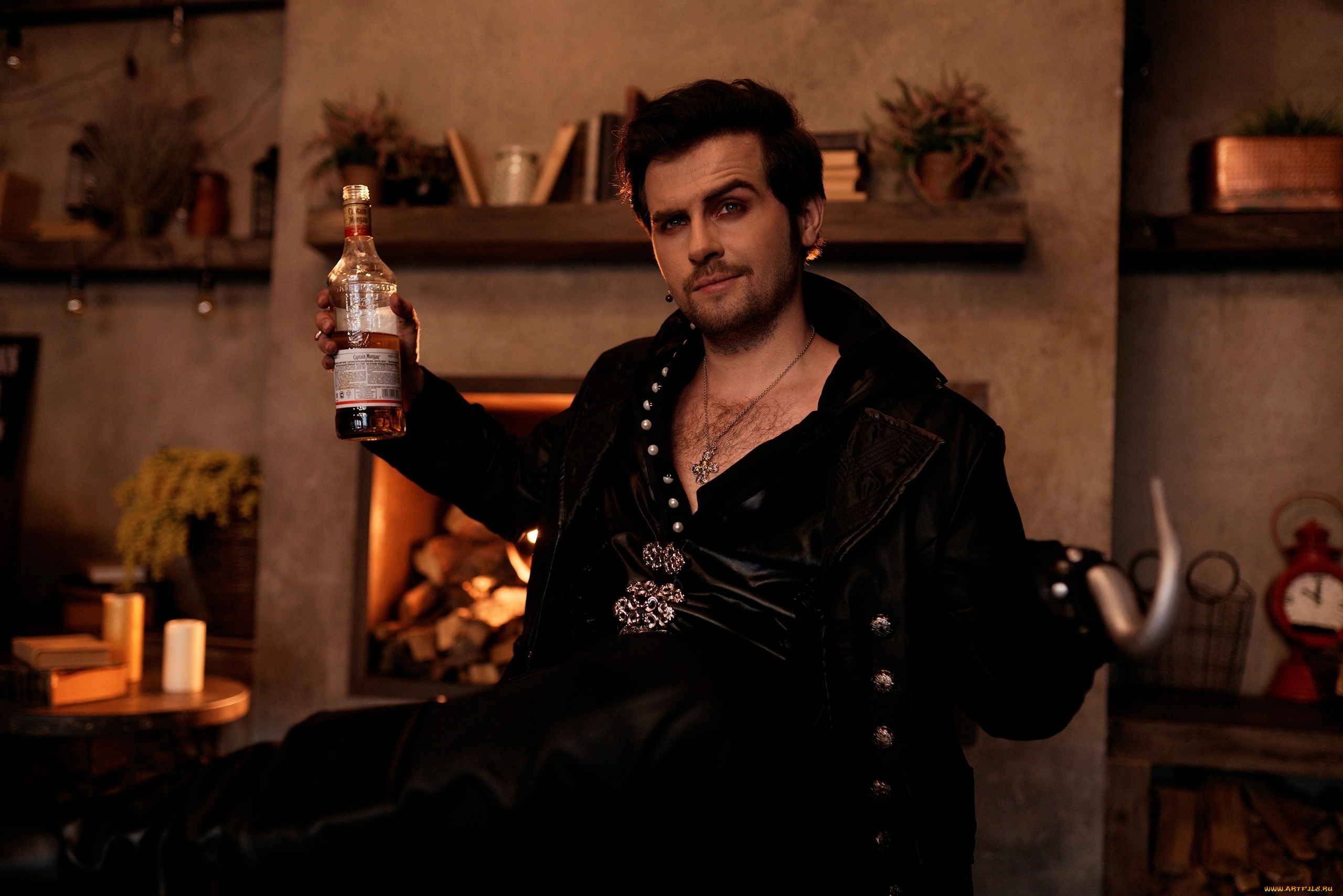 мужчины, -, креатив, , косплей, грейсон, косплеер, крюк