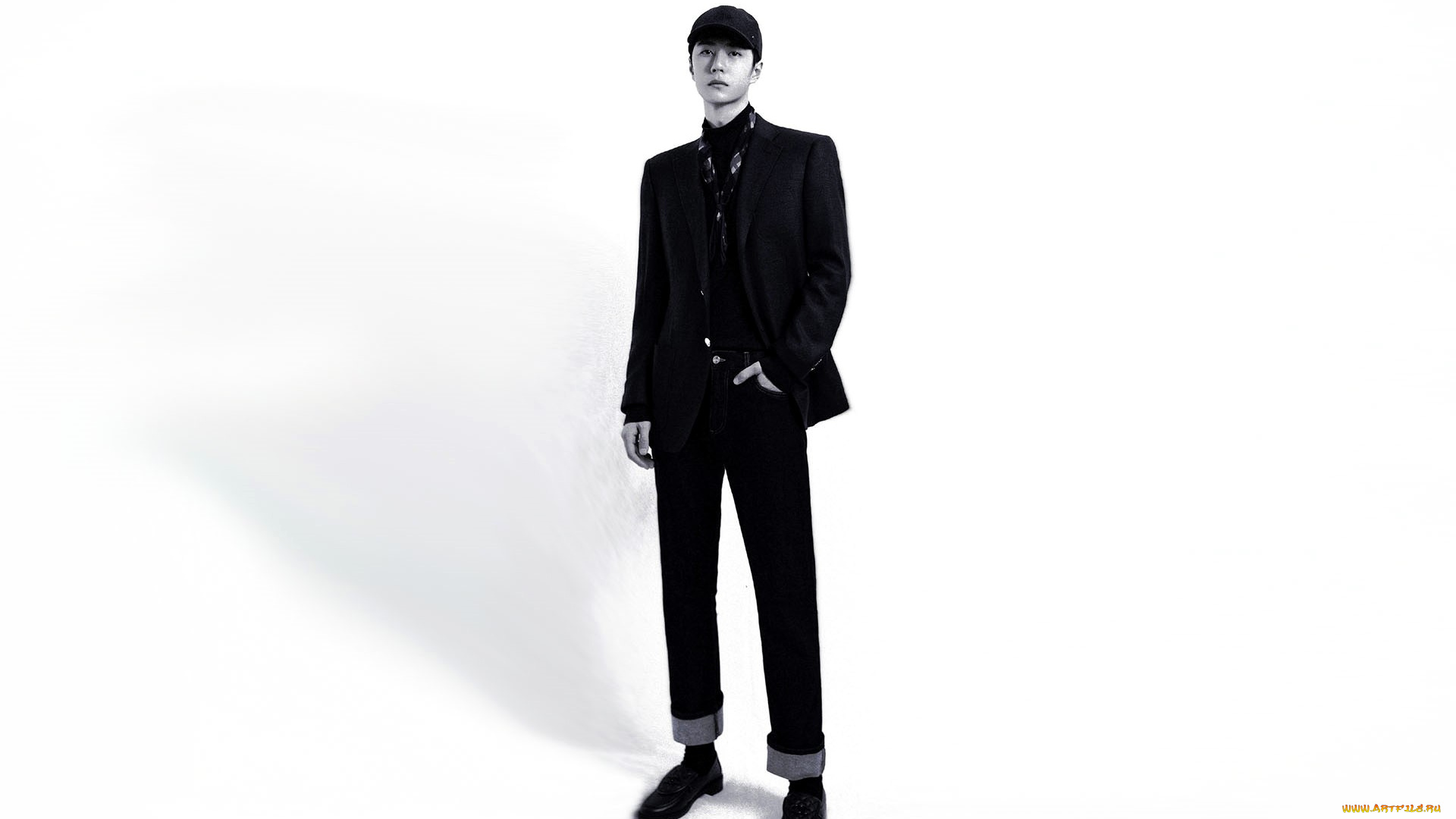 мужчины, wang, yi, bo, актер, кепка, костюм