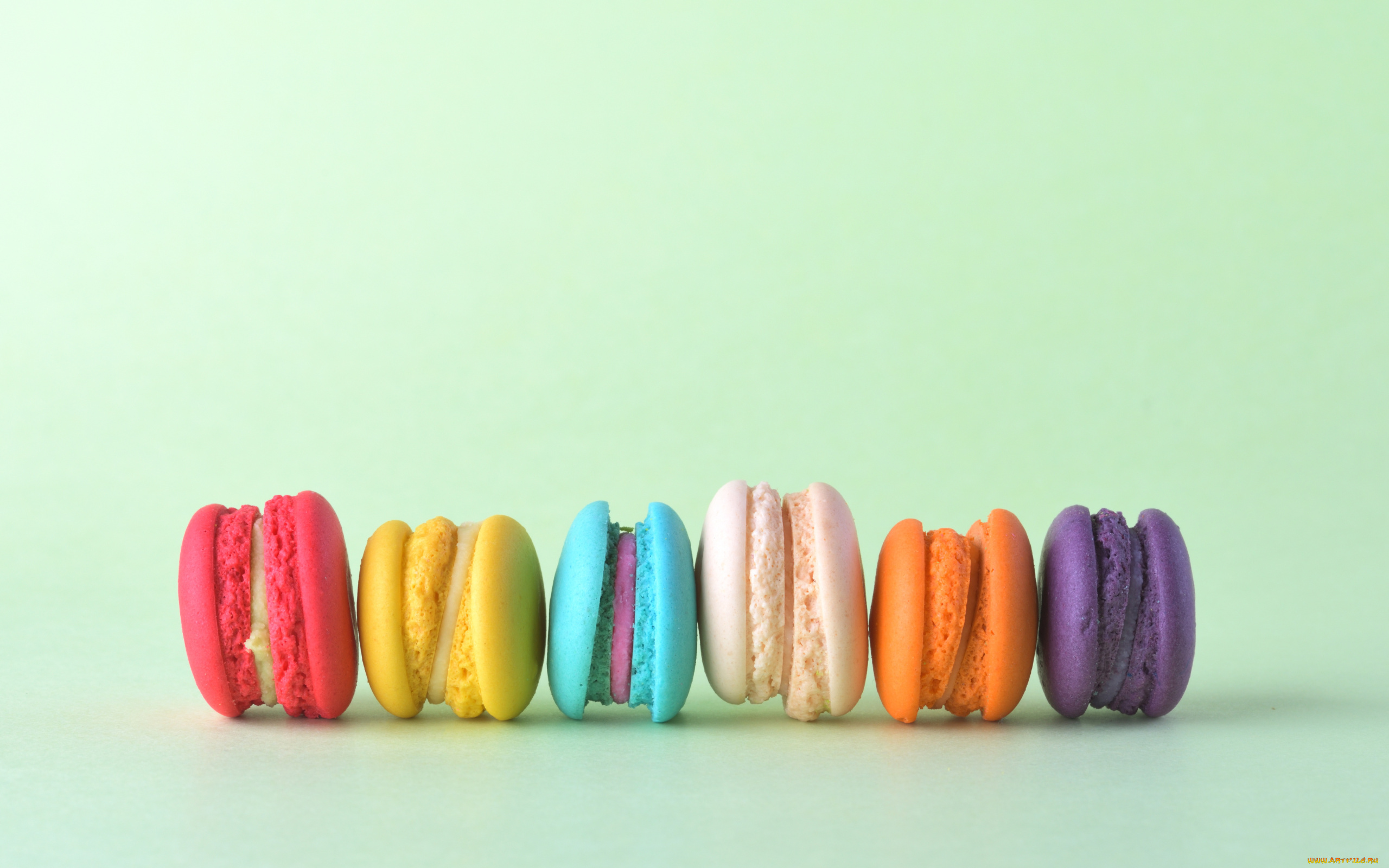 еда, макаруны, лакомство, печенье, ассорти