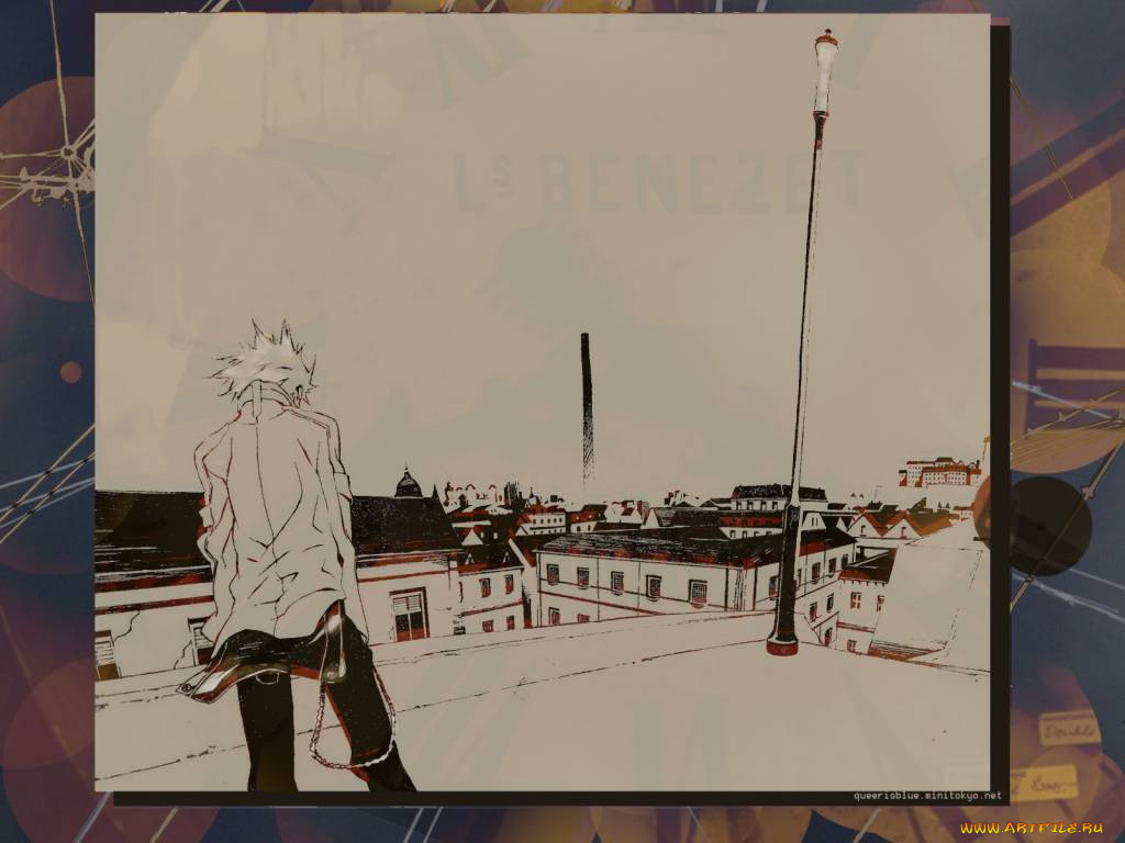 аниме, dogs, bullets, carnage