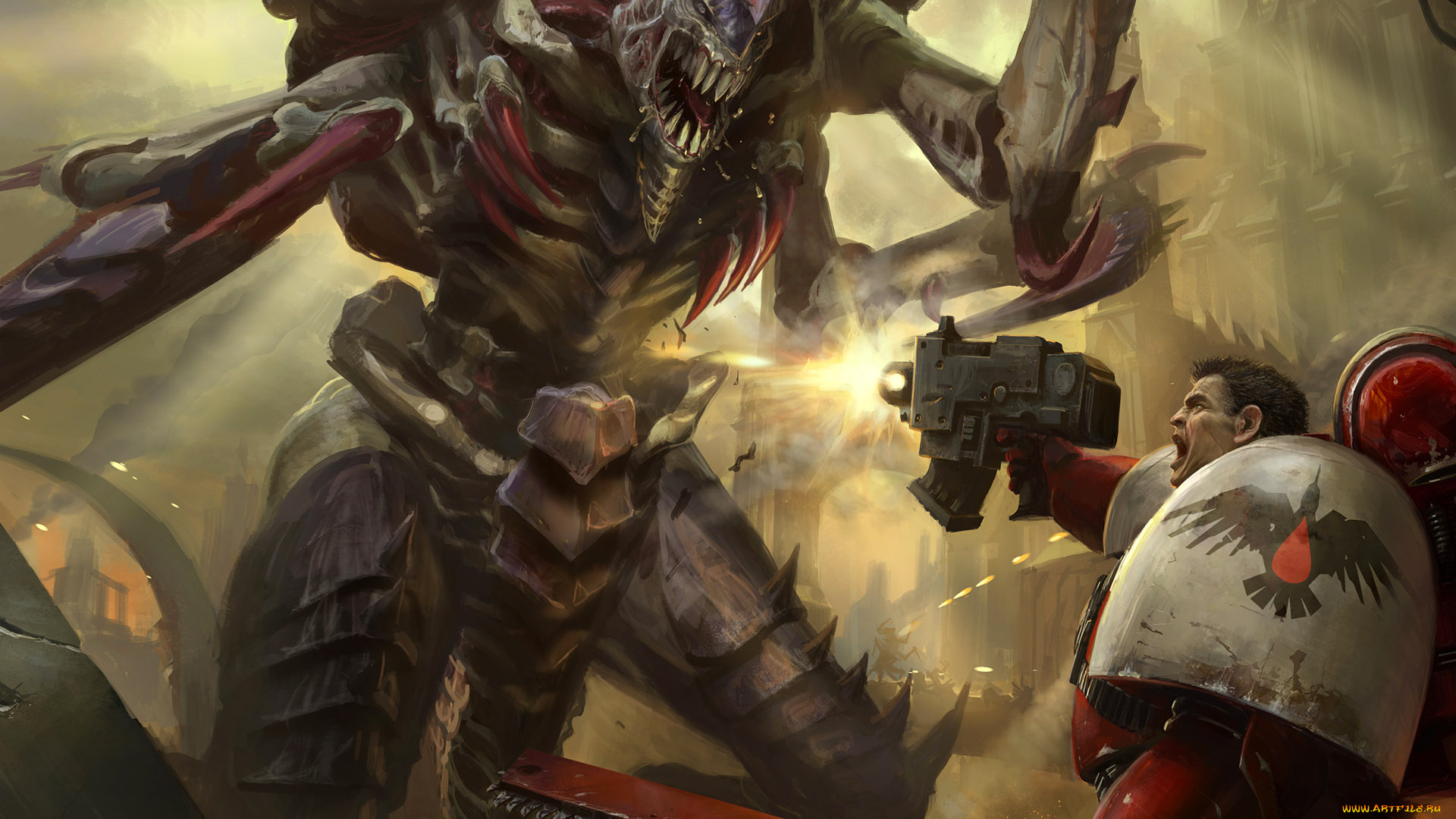 warhammer, 40000, dawn, of, war, видео, игры, 40, 000, ii