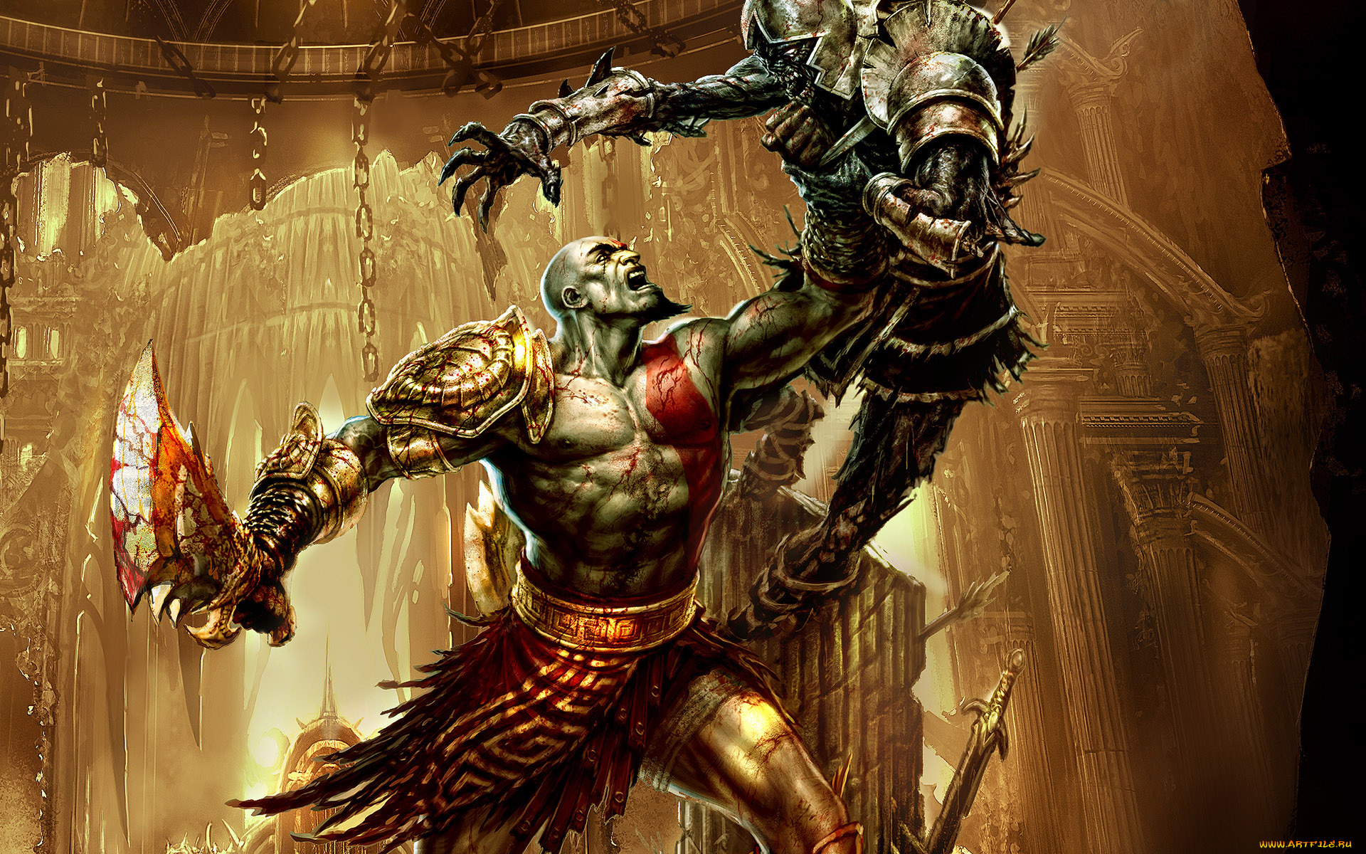 god, of, war, видео, игры, iii