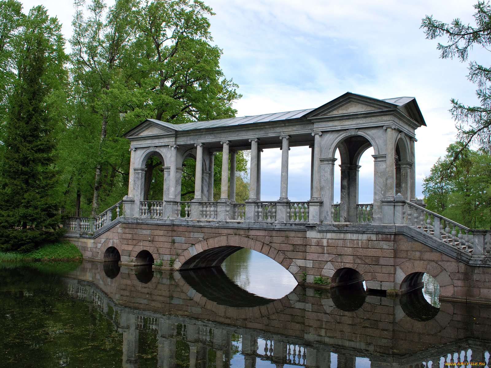 царское, село, мраморный, мост, города, мосты