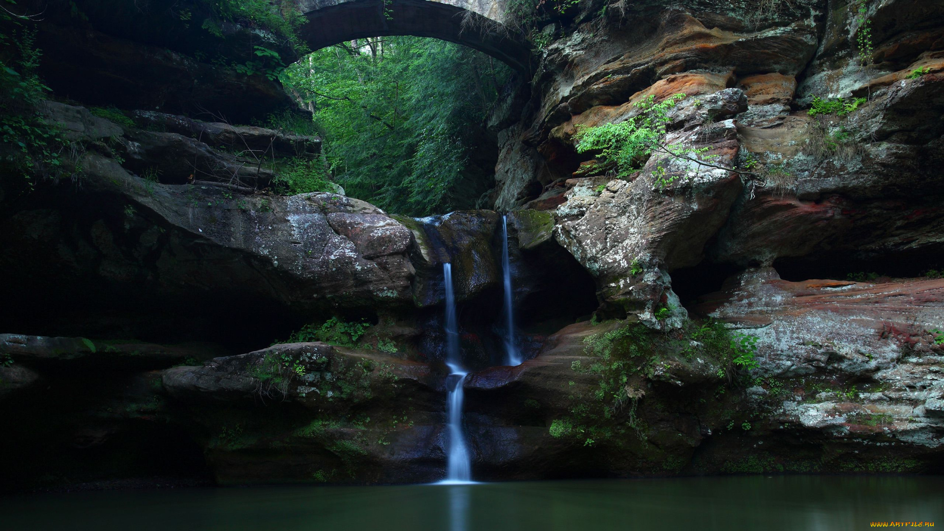 природа, водопады