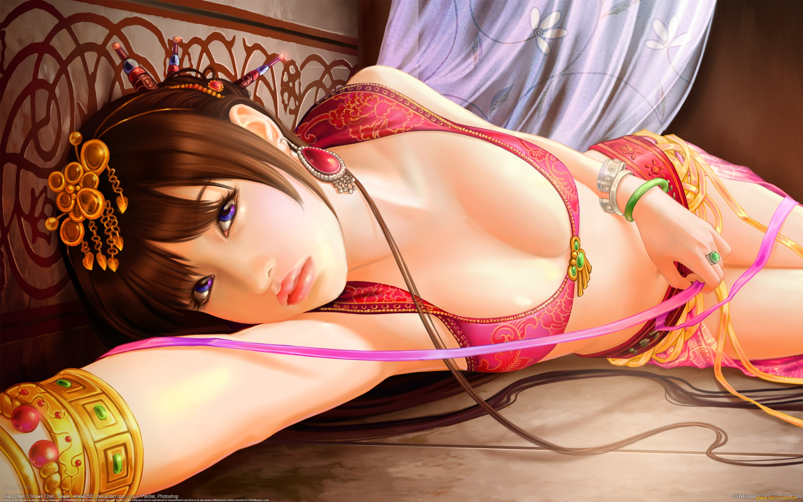 shawli, chen, фэнтези, девушки