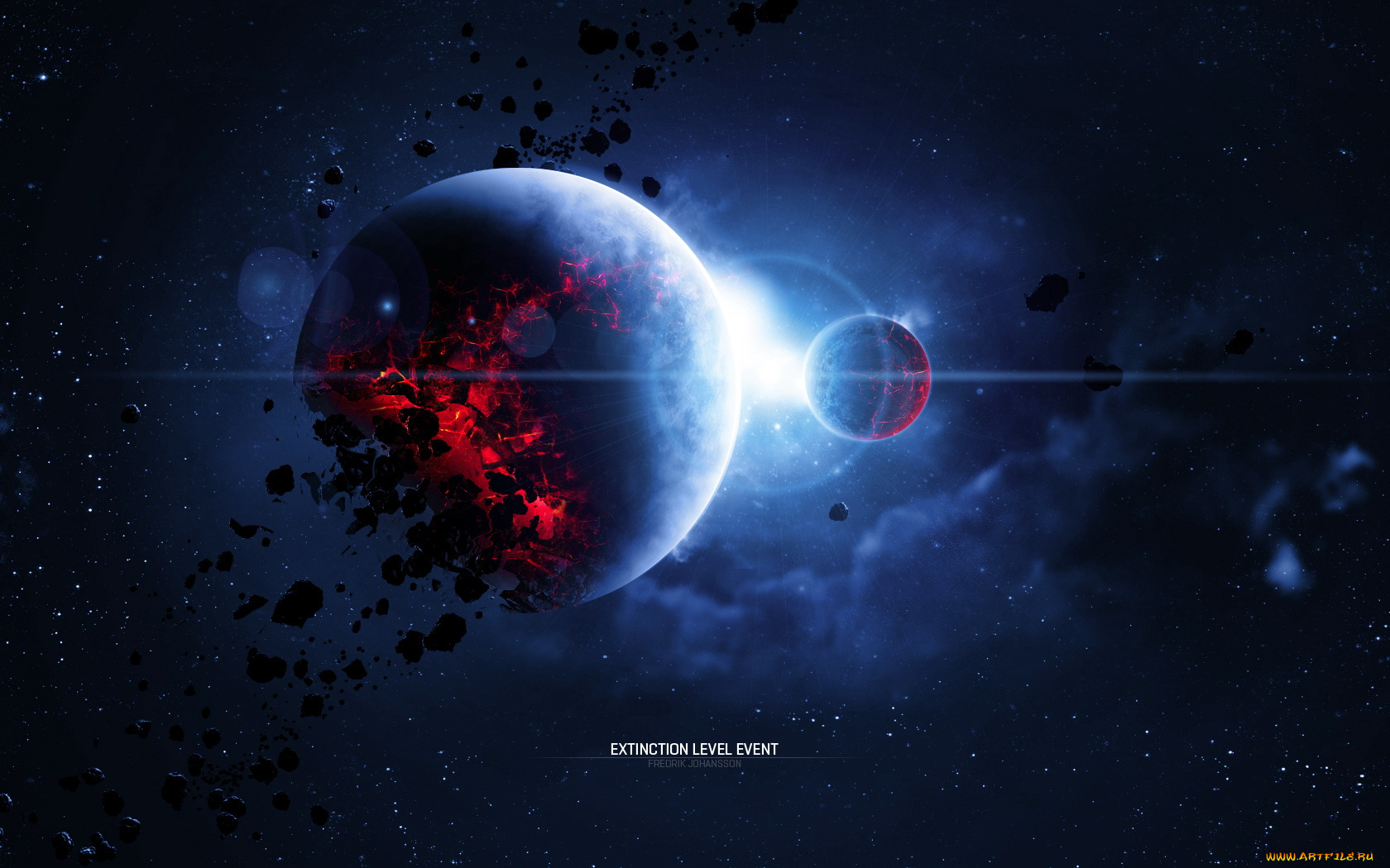 космос, арт, планеты