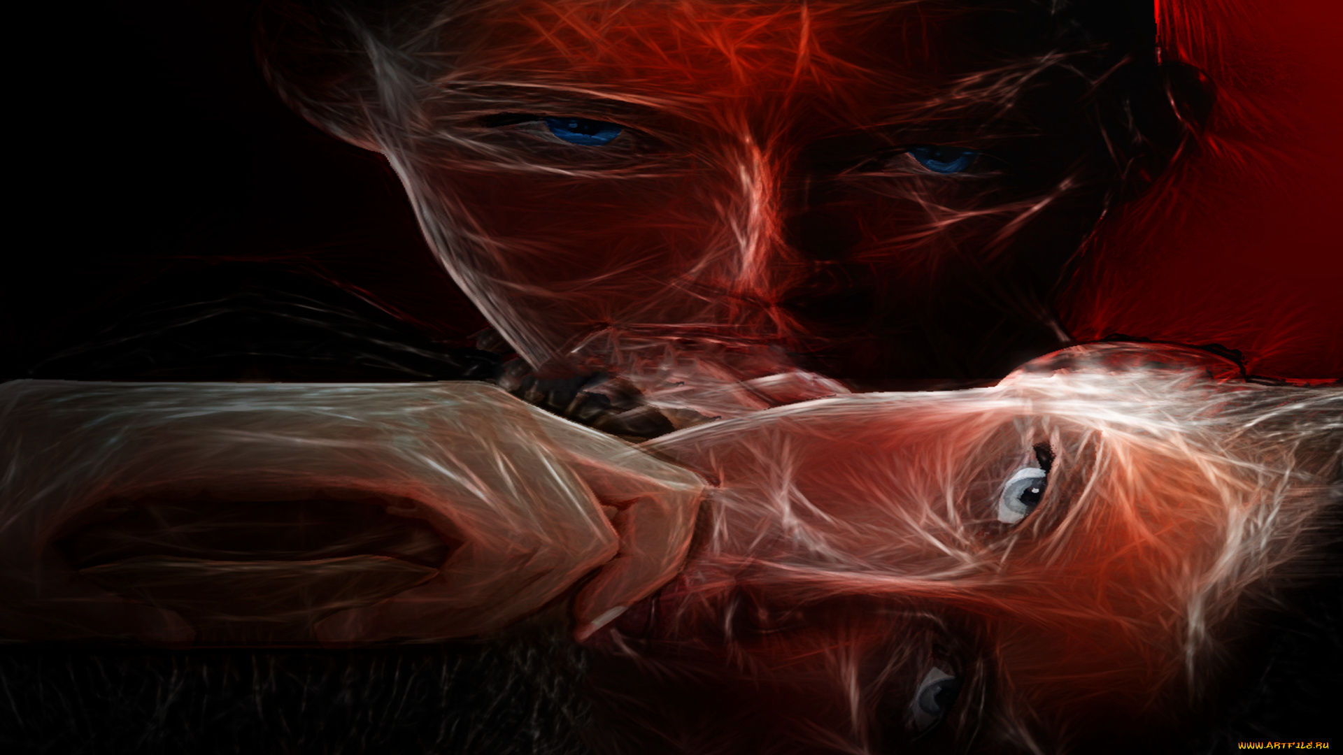 3д, графика, fantasy, фантазия, фрактал, человек