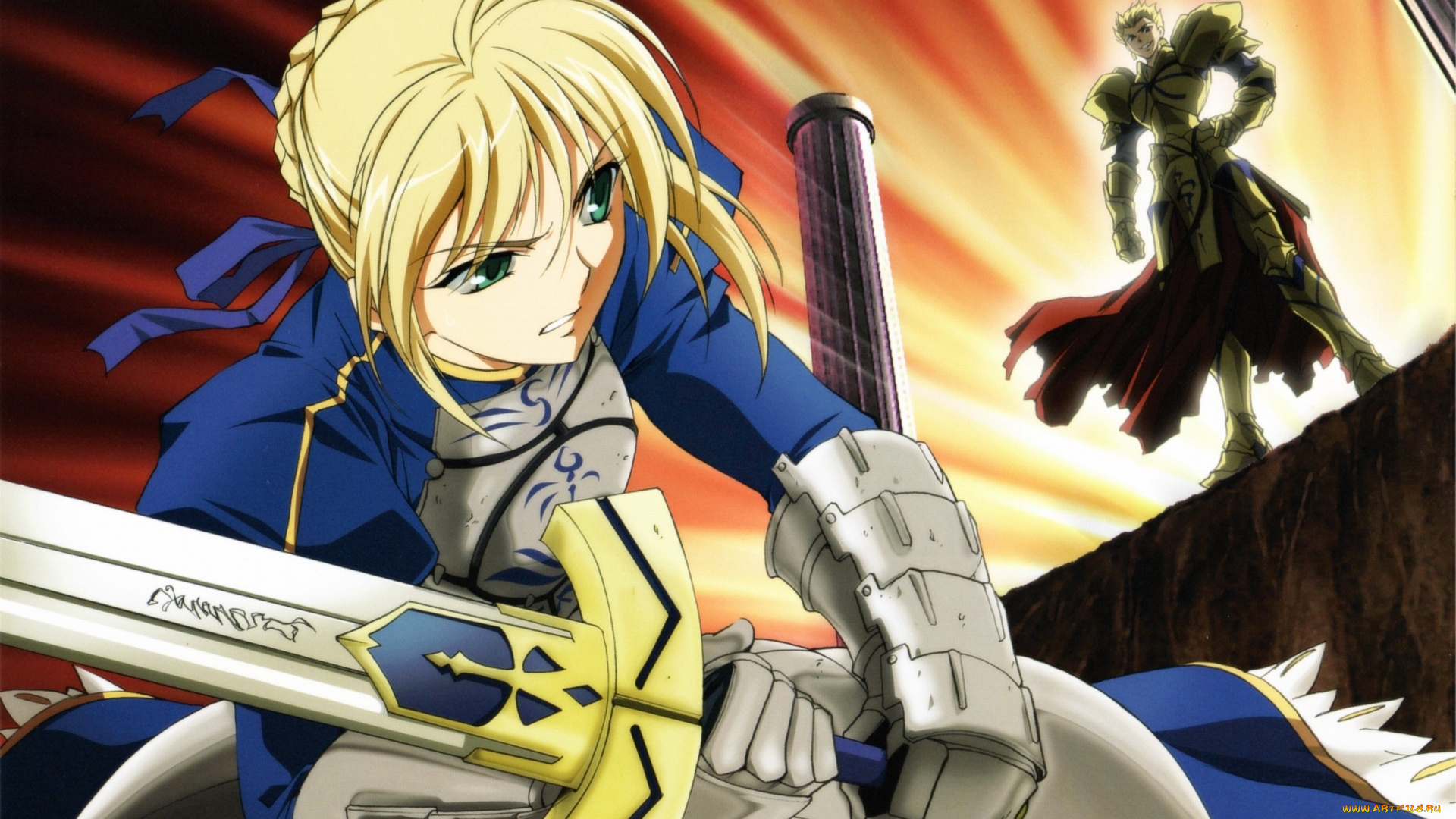 аниме, fate, stay, night