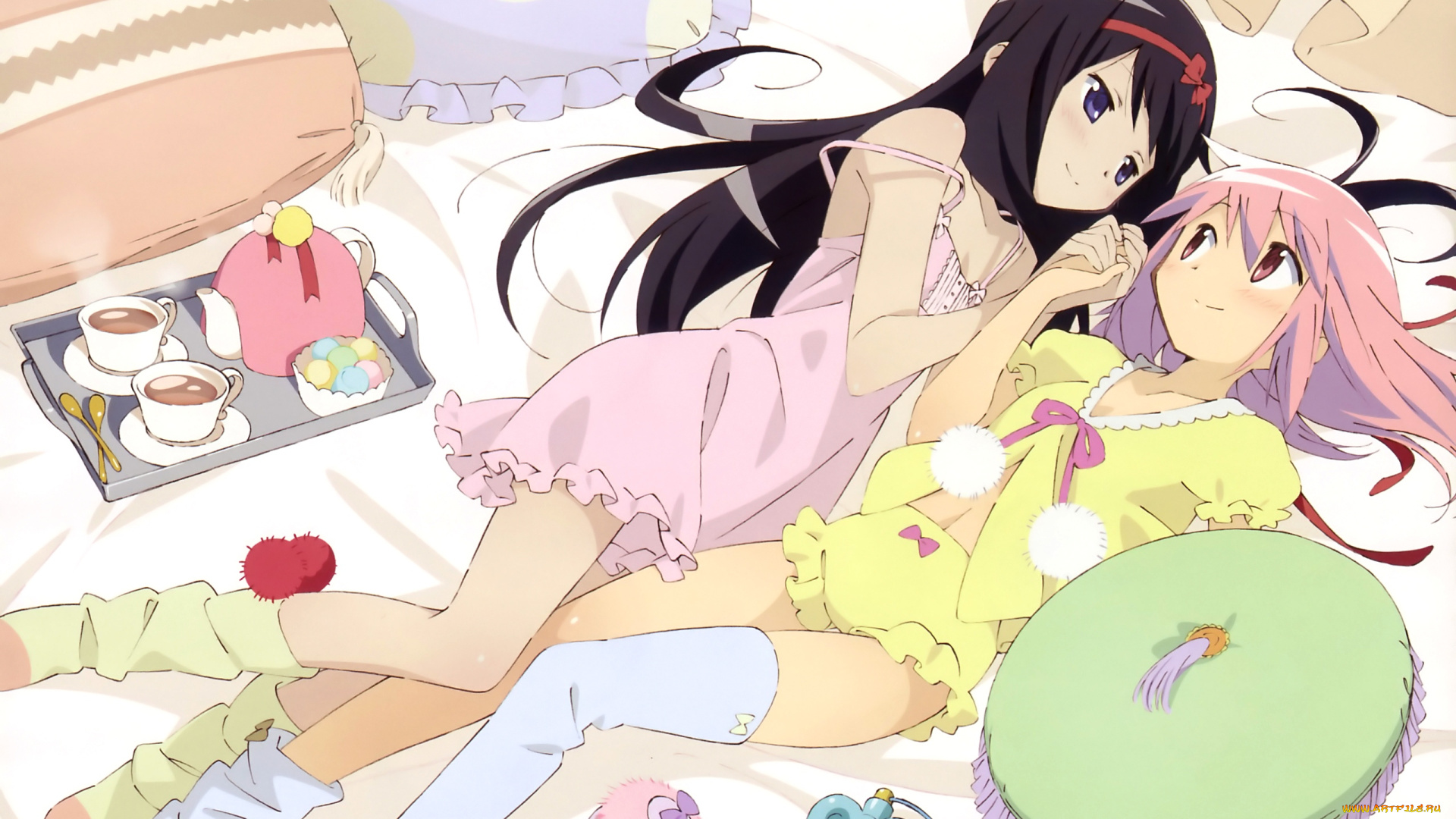 аниме, mahou, shoujo, madoka, magika, magica, kaname, akemi, homura